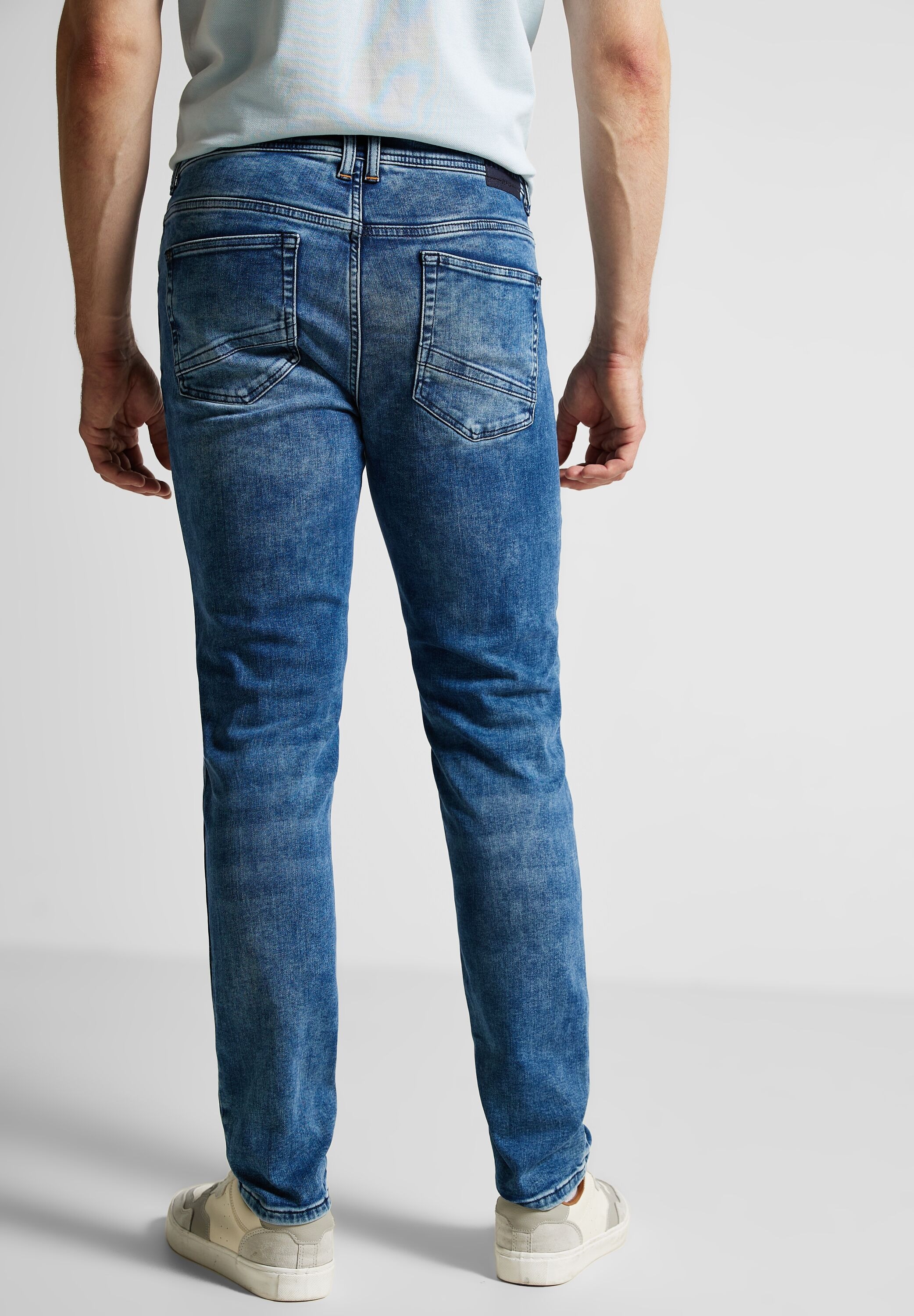 STREET ONE MEN Gerade Jeans, 5-Pocket-Style