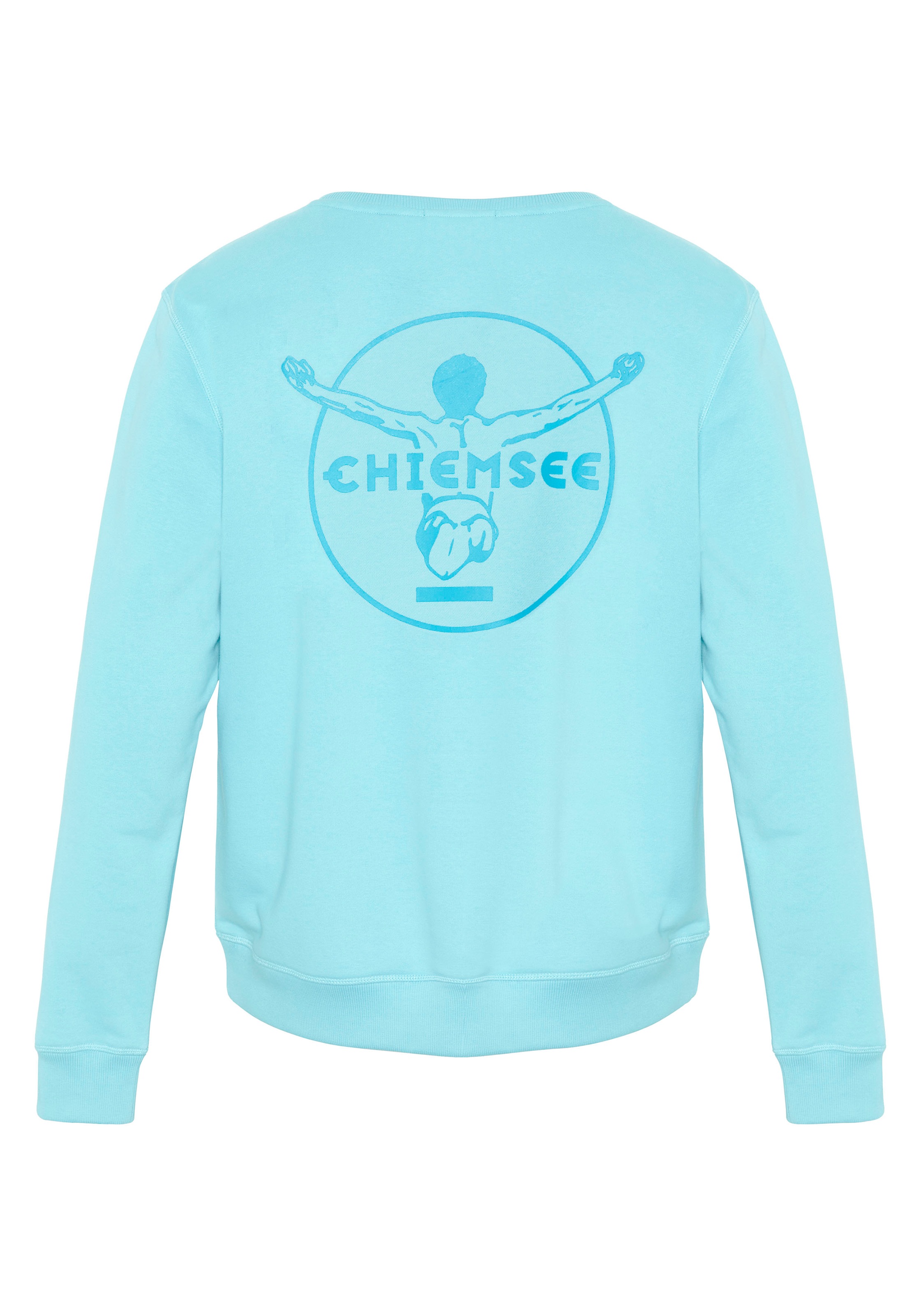 Sweatshirt CHIEMSEE, Herren, Gr. M (48/50), tropical breeze, 80% Baumwolle, 20% Polyester, Rundhals, Sweatshirts Sweatshirt