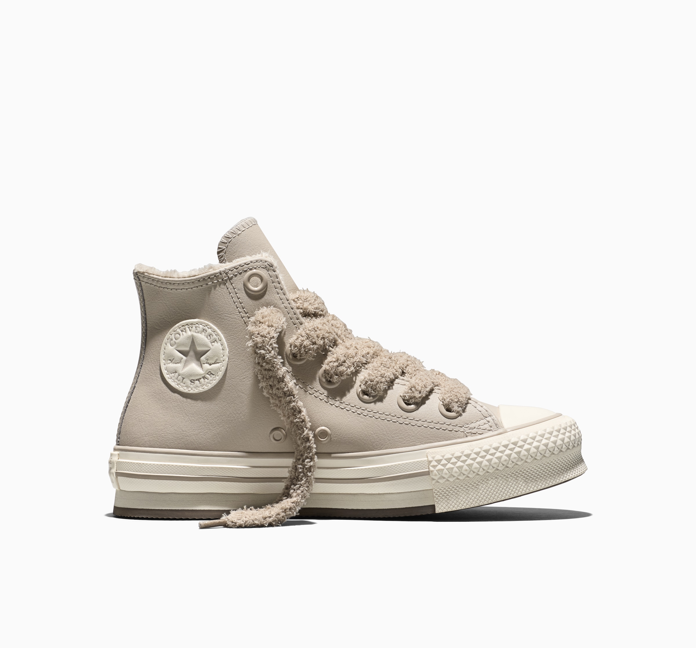 Converse Sneaker »Chuck Taylor All Star EVA Lift«  wetterfestes Leder, gefüttert, Teddylaces