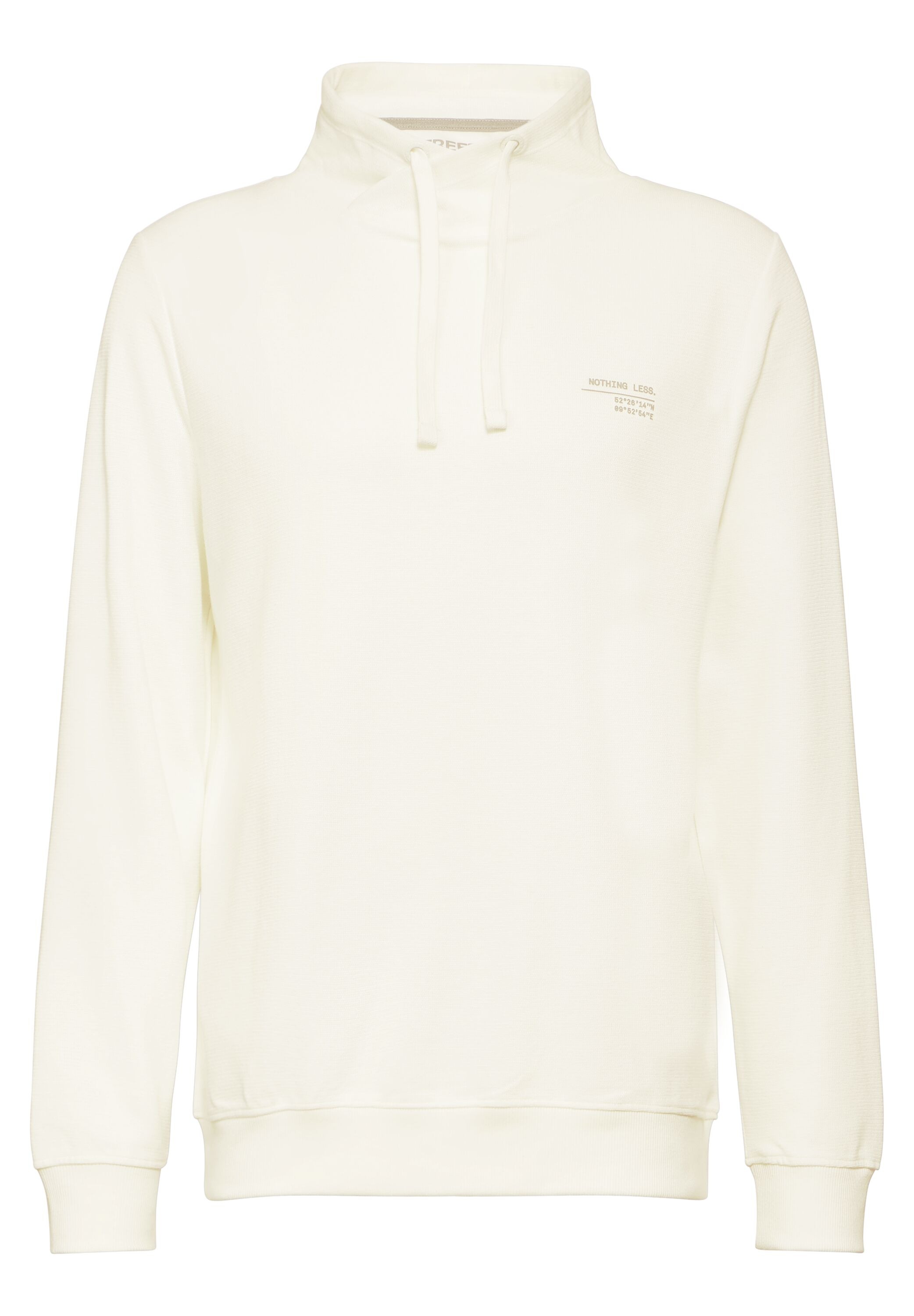 STREET ONE MEN Sweatshirt, im angenehmen Materialmix