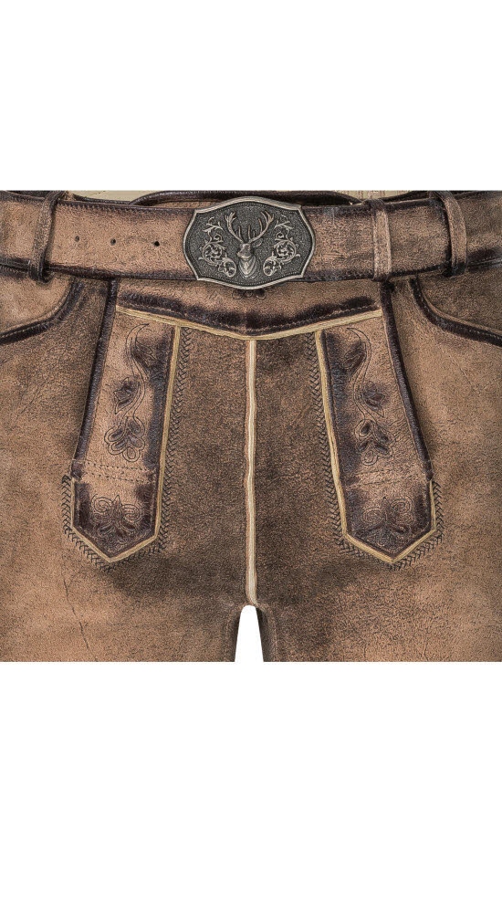 Nübler Trachtenlederhose »Lederhose kurz Max«