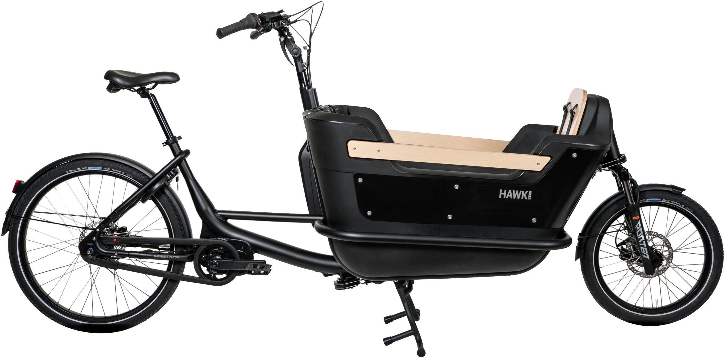 HAWK Bikes E-Bike "E-Cargo 2.2", 8 Gang, Shimano, Pedelec, Elektrofahrrad für Damen u. Herren, Lastenrad