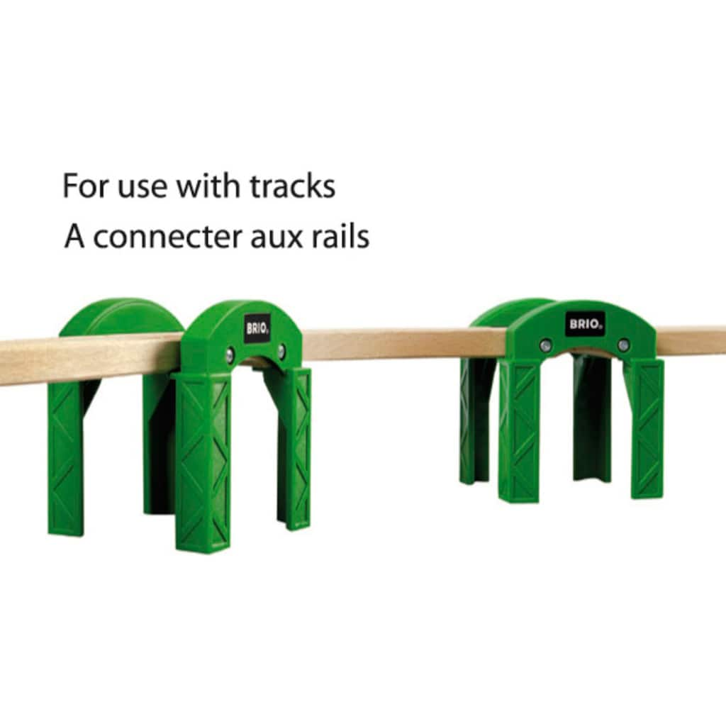 BRIO® Spielzeugeisenbahn-Brücke »BRIO® WORLD, Stapelbares Brückensystem«, FSC®- schützt Wald - weltweit