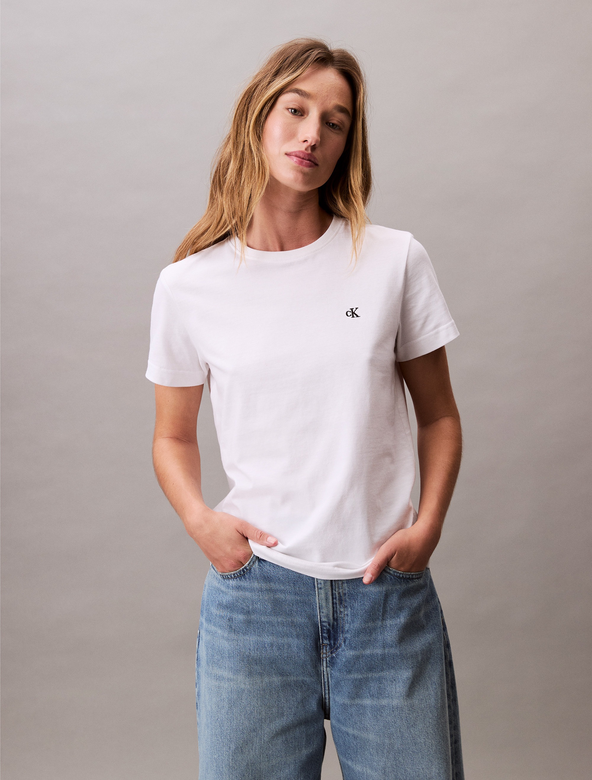 Calvin Klein Jeans T-Shirt "SS MONOGRAM CREW TEE" Mit Rundhalsausschnitt günstig online kaufen