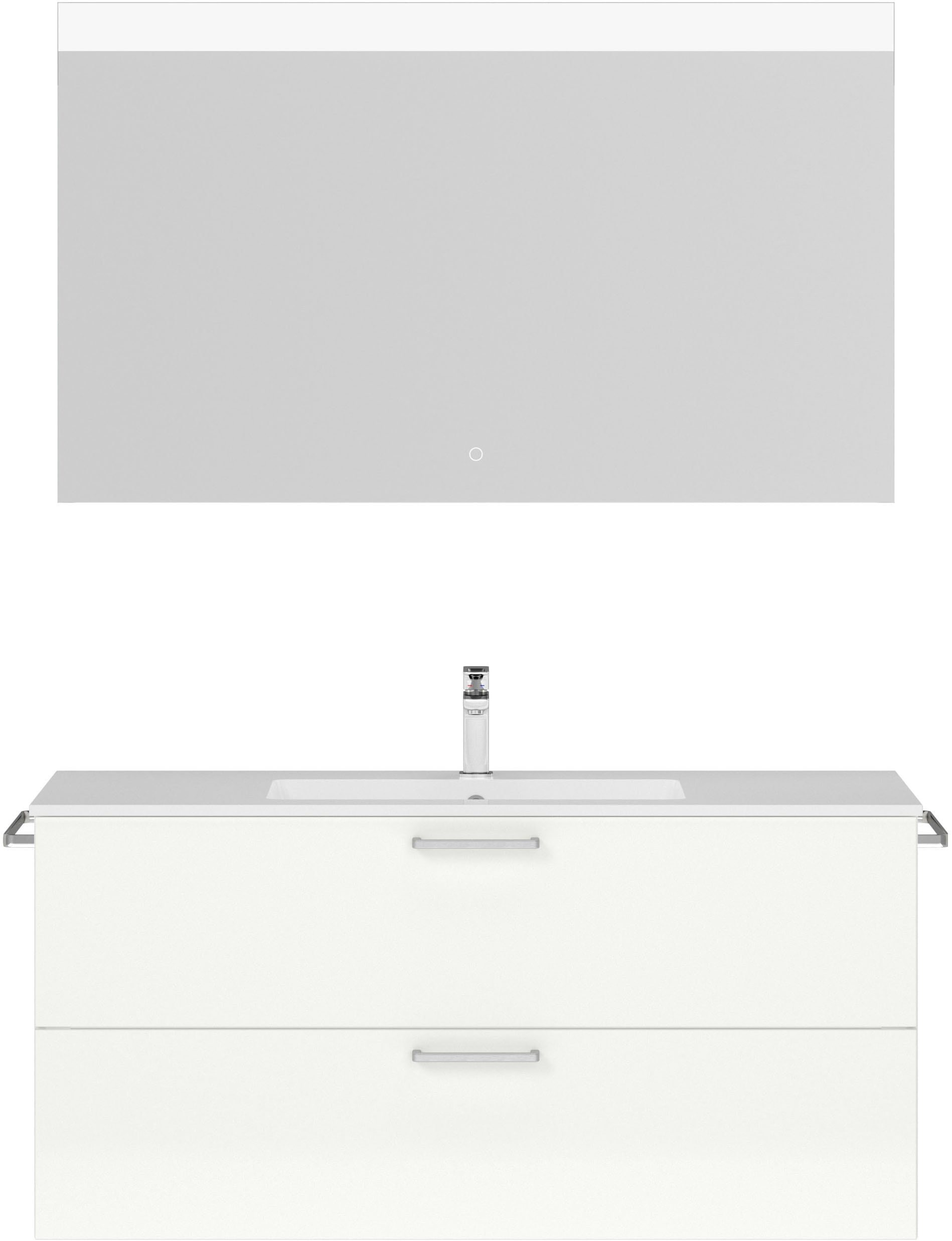 nobilia Badmöbel-Set "Tolvina" vormontiert, mit Soft-Close, 2 Stk. tlg. günstig online kaufen