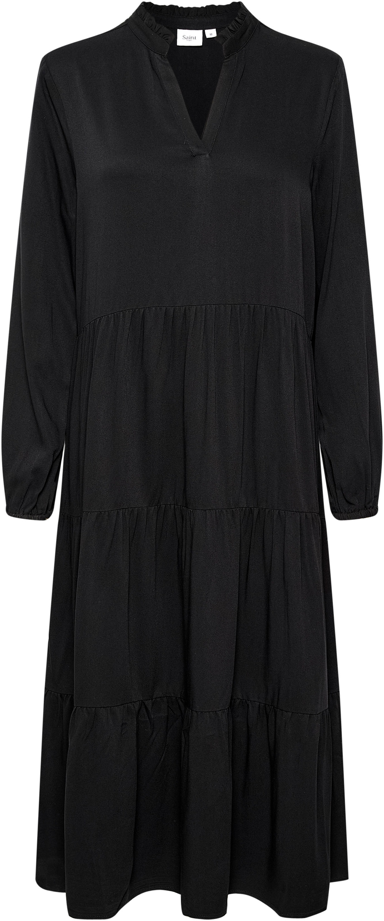 Saint Tropez Blusenkleid »EdinaSZ Maxi LS Dress«