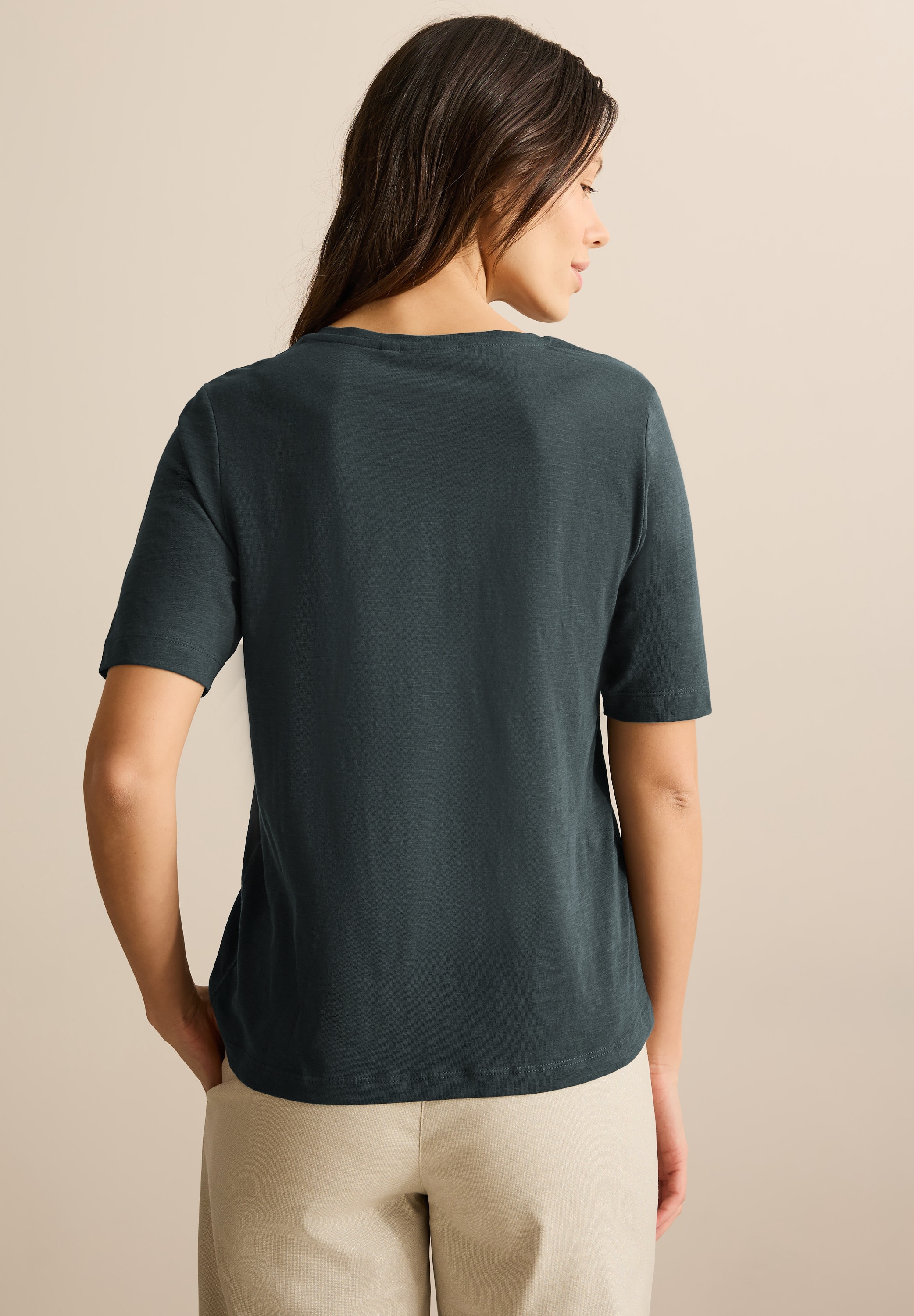 Cecil V-Shirt, mit V-Ausschnitt