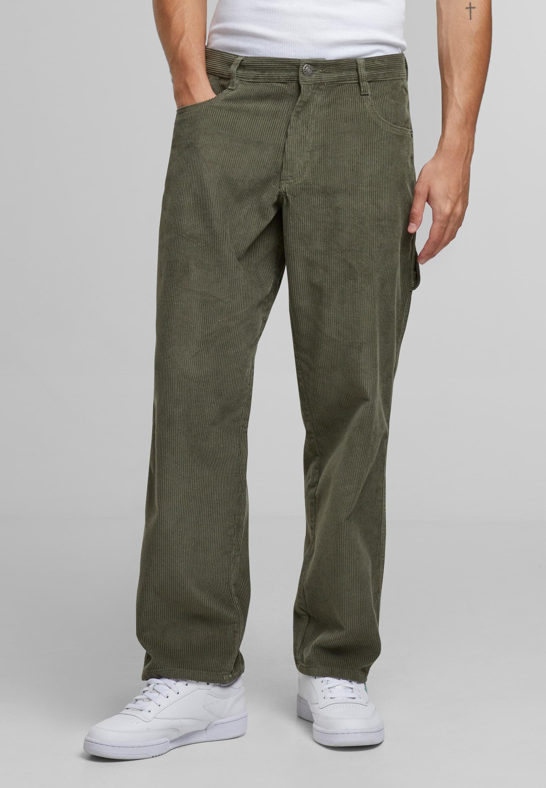 URBAN CLASSICS Stoffhose »Urban Classics Corduroy Carpenter Pants«, (1 tlg.)