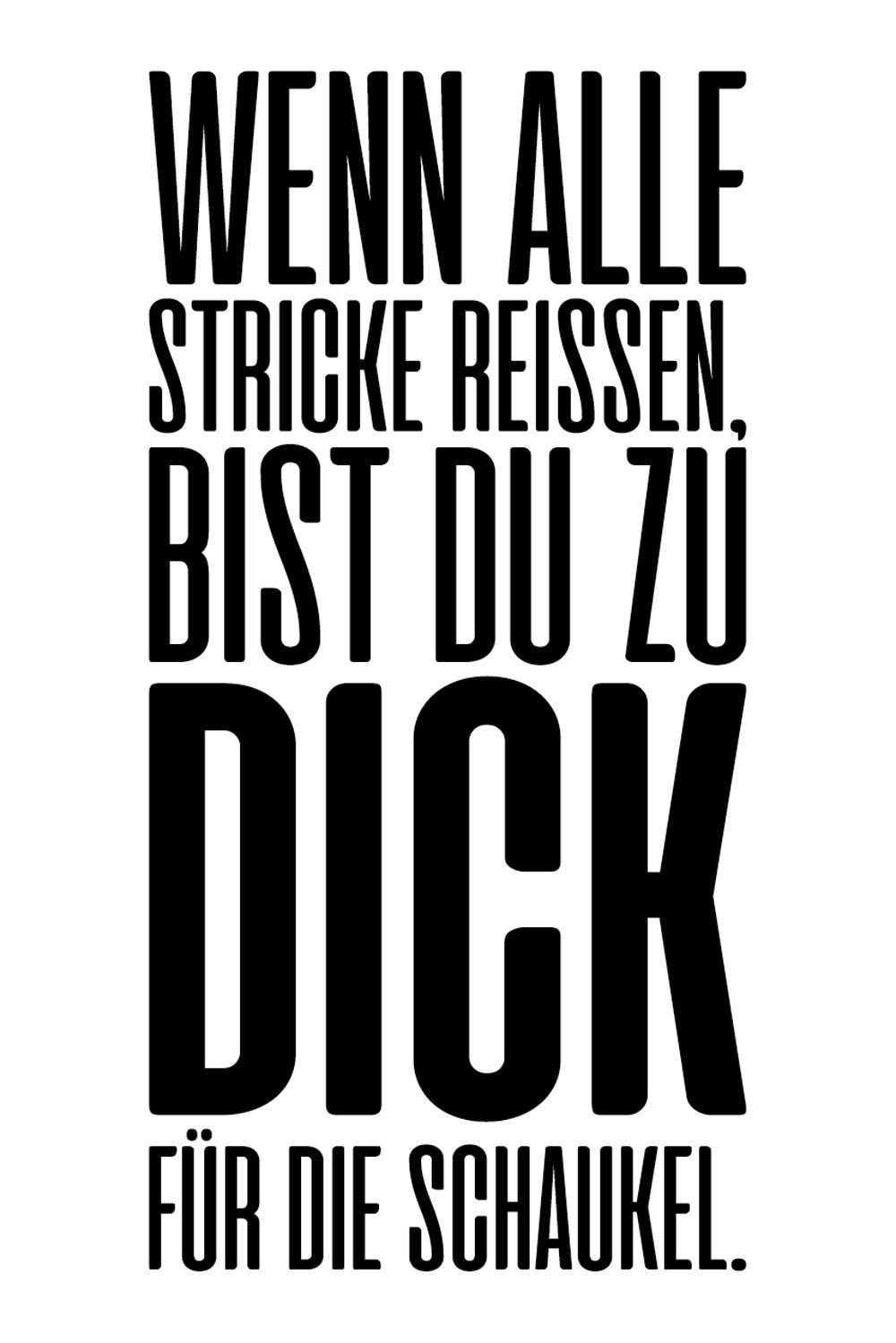 queence Wanddekoobjekt "Wenn alle Stricke reissen, ...", Stahlschild, Blech günstig online kaufen