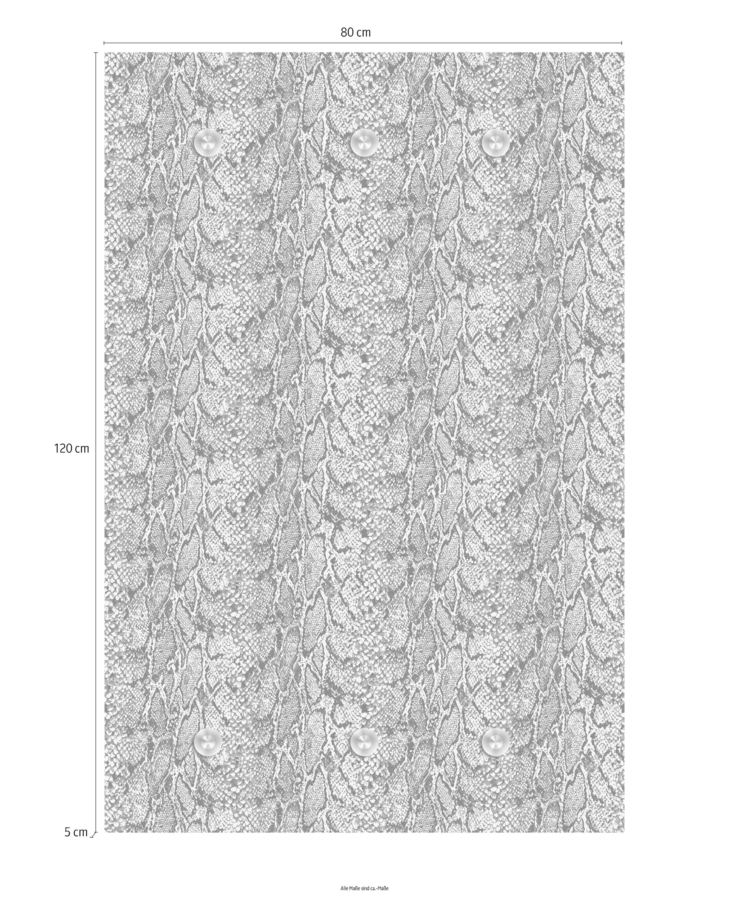 queence Garderobenleiste »Krokodil«, mit 6 Haken, 80 x 120 cm
