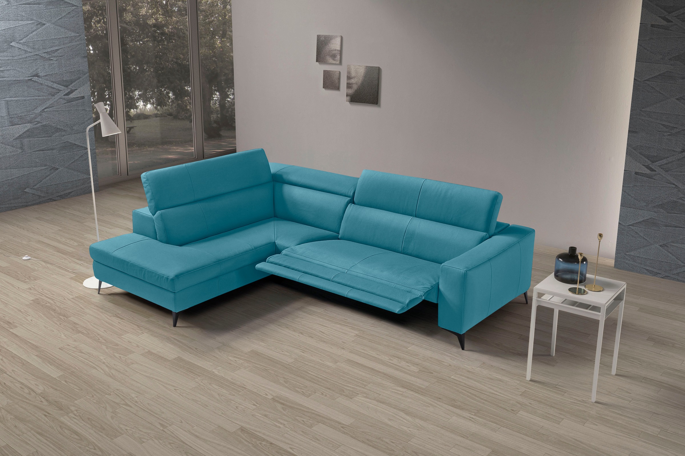Egoitaliano Ecksofa "Edith, Designsofa mit hohem Sitzkomfort, L-Form" inkl. günstig online kaufen