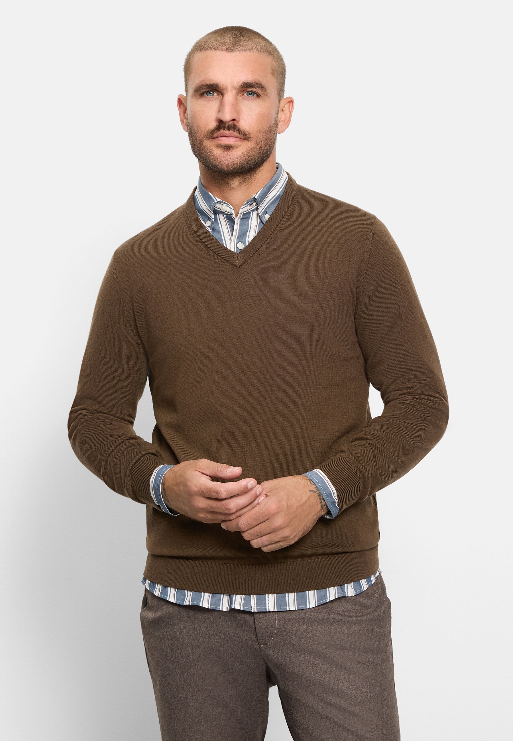 OLYMP "OLYMP Casual Strick, Pullover"