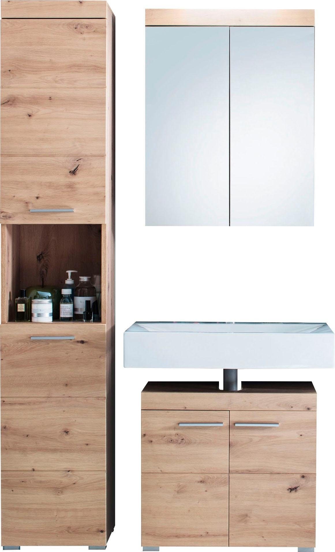 welltime Badmöbel-Set "Avena" Set, 3 Stk. tlg. günstig online kaufen