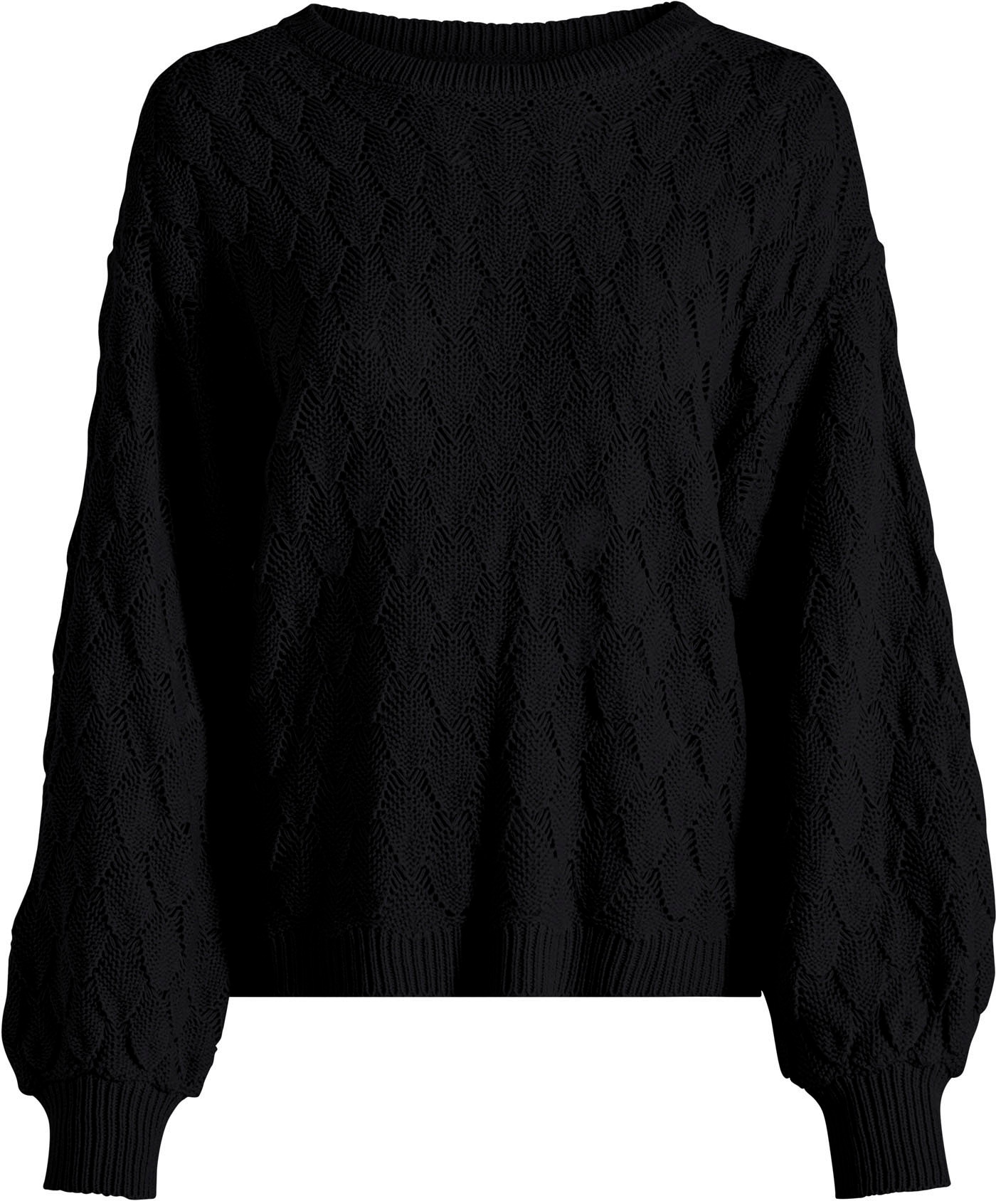 bonprix Ajourpullover »Ajour-Pullover« aus Polyacryl, lässige Passform