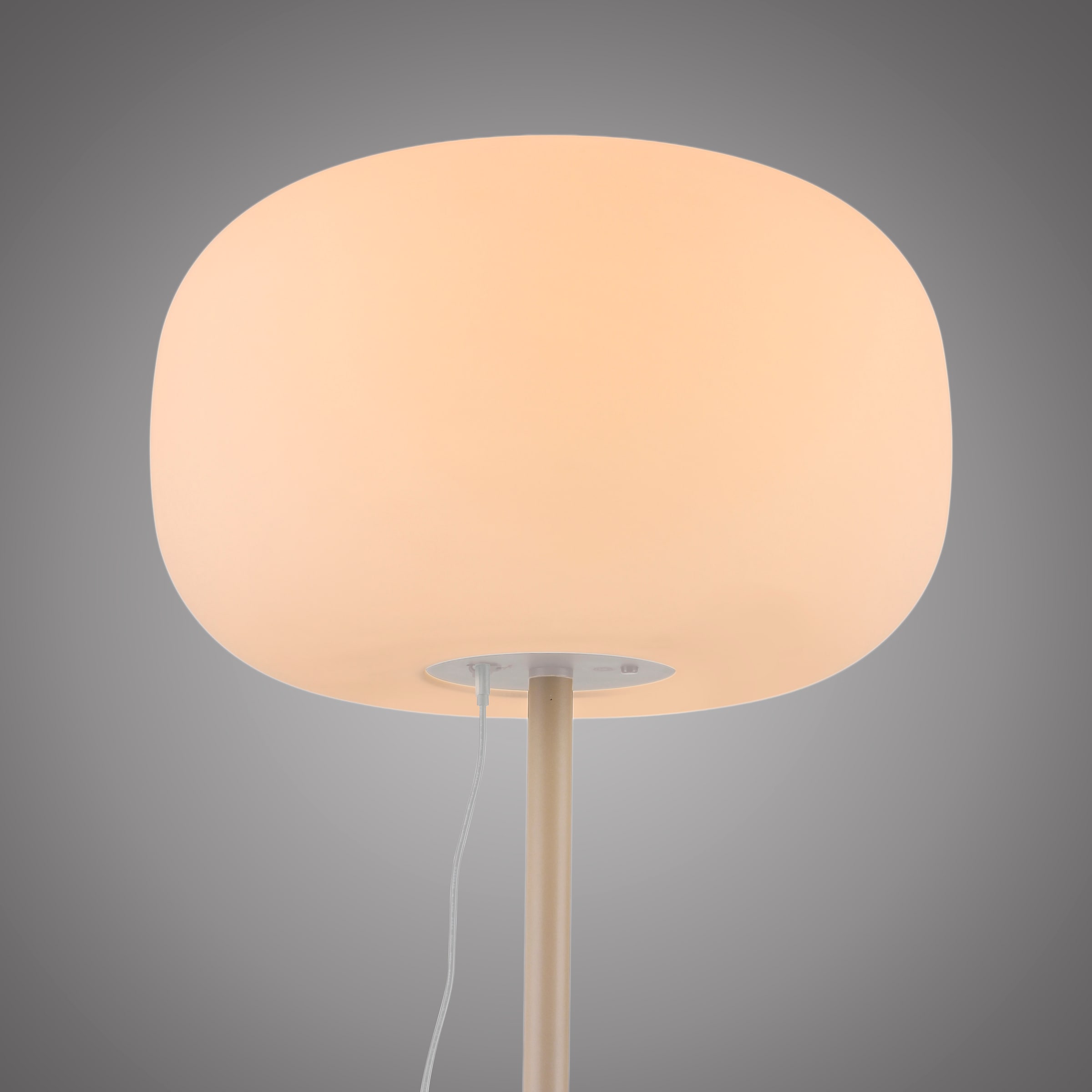 SCHÖNER WOHNEN-Kollektion LED Außen-Stehlampe »LUMARA« LED-Board 1 Stk. Warmweiß Kabellose Akku-Lampe, dimmbar, IP54, Macchiato – für innen & außen