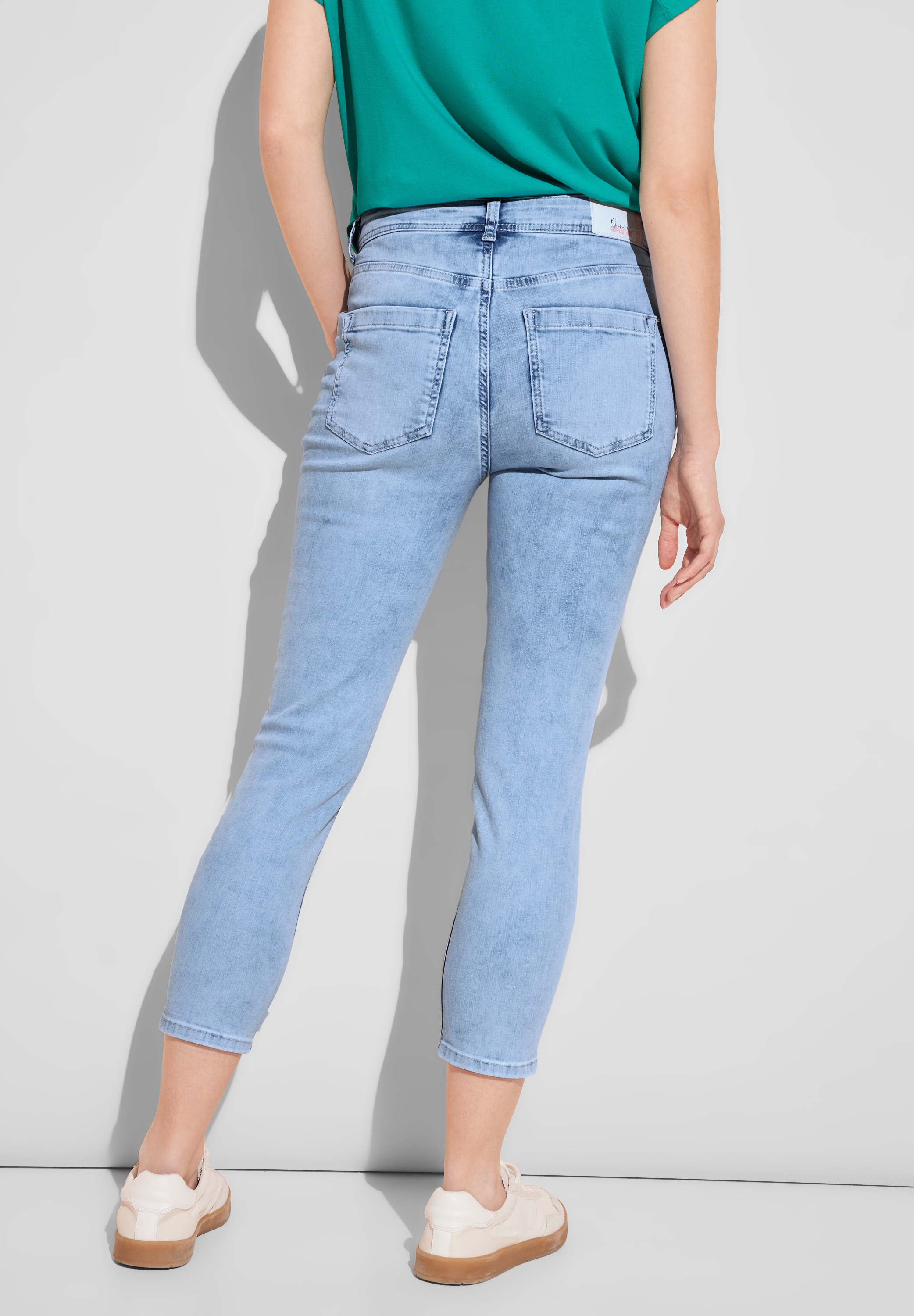 STREET ONE 7/8-Jeans, aus Baumwolle mit Stretchanteil