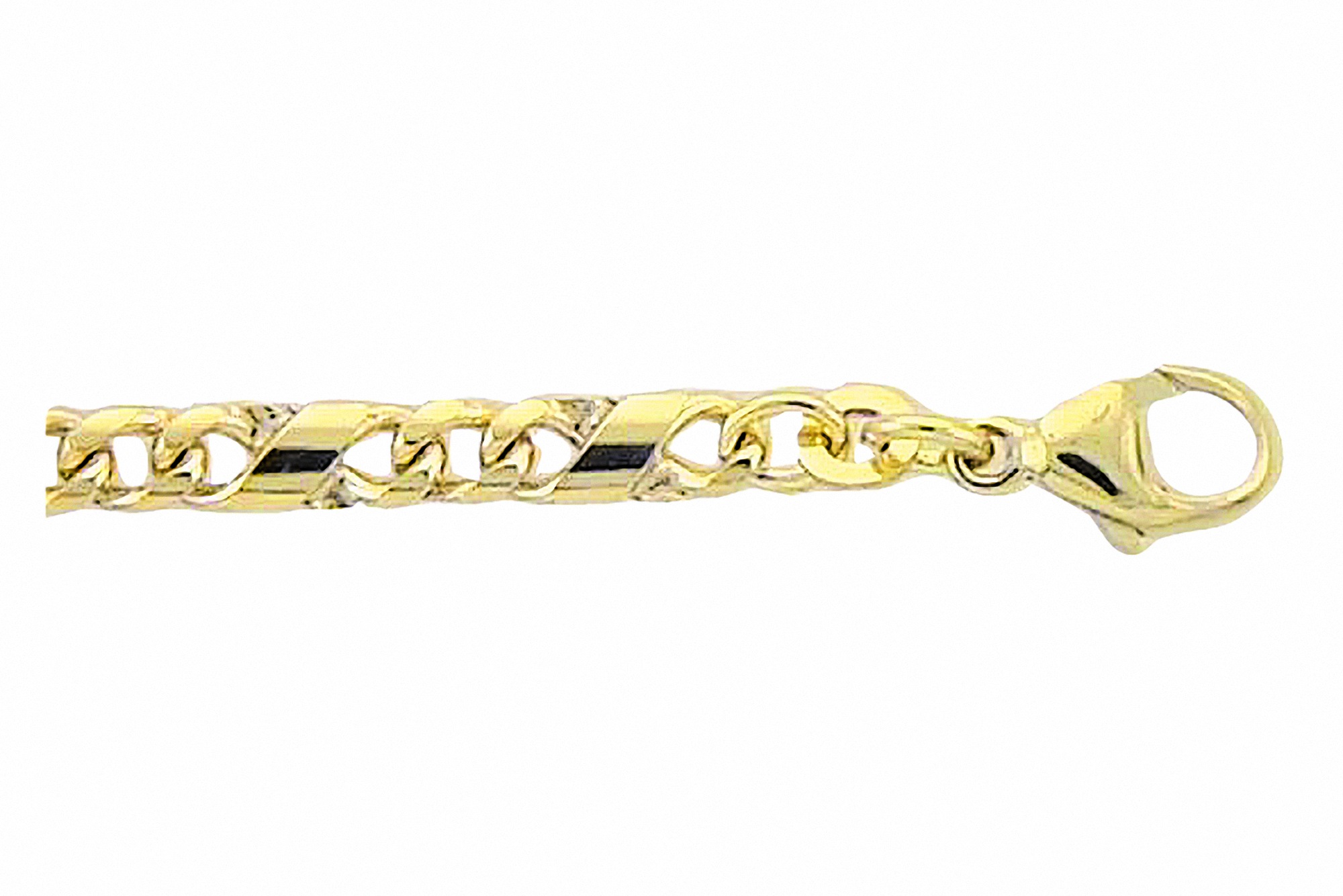 ADELIA ́S Damen Goldarmband "Damen Goldschmuck 333 Gold Fantasie Armband 19 cm", 19, Gold, gold, Gold, Armbänder, 19 cm 333 Gold Goldschmuck für Damen