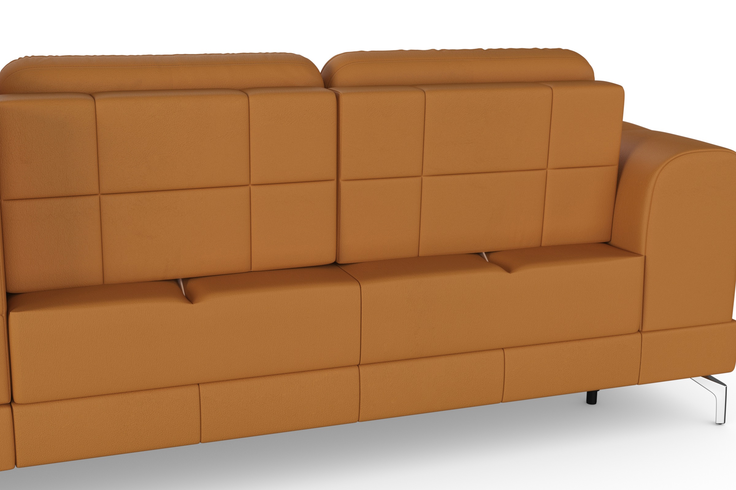 sit&more Ecksofa »Bendigo L-Form«, inklusive Sitztiefenverstellung, Bodenfreiheit 12 cm, in 2 Fußfarben
