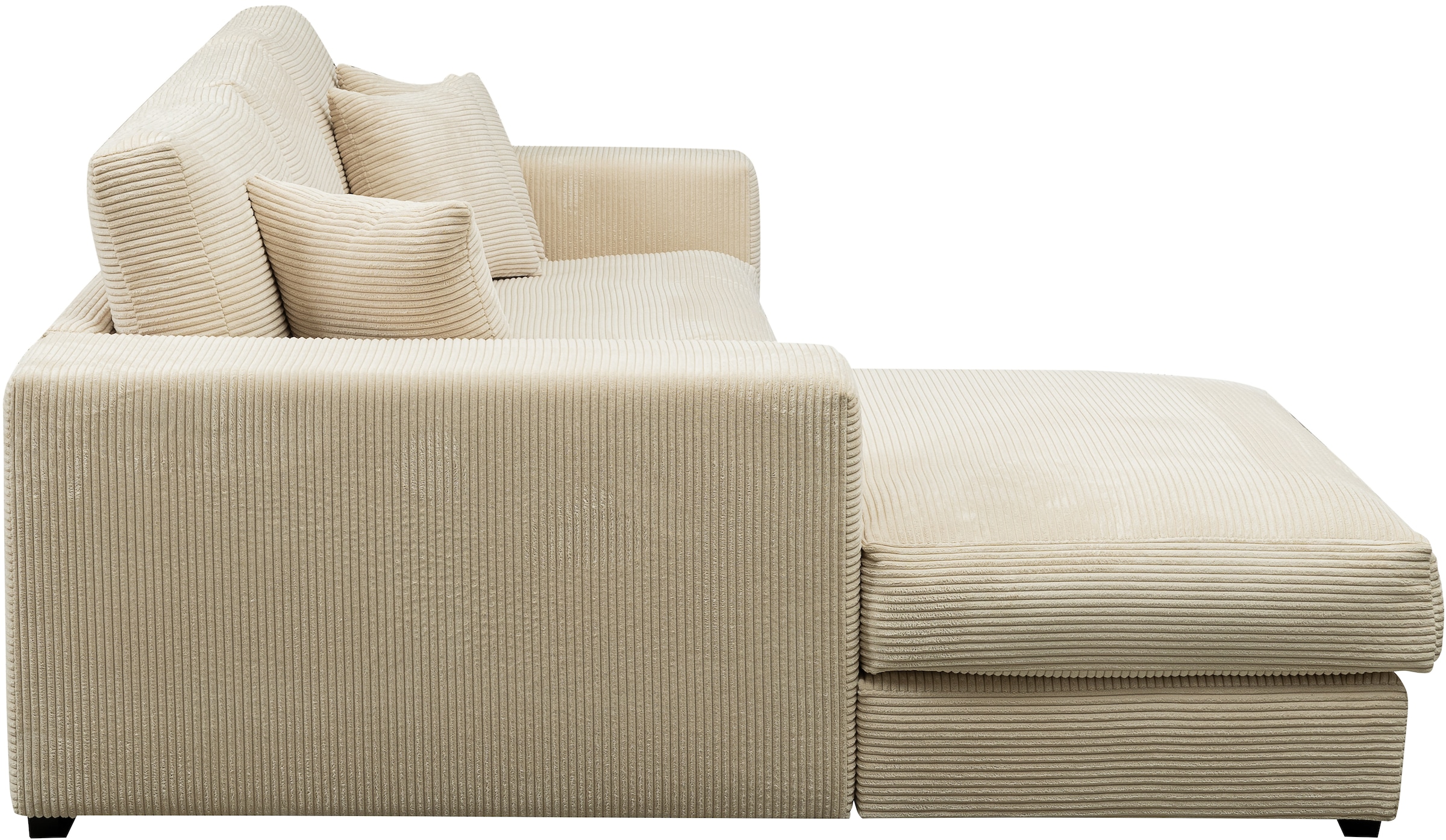 WERK2 Ecksofa »Eden L-Form«, Design Ecksofa in Cord mit besonders weichem Sitzkomfort