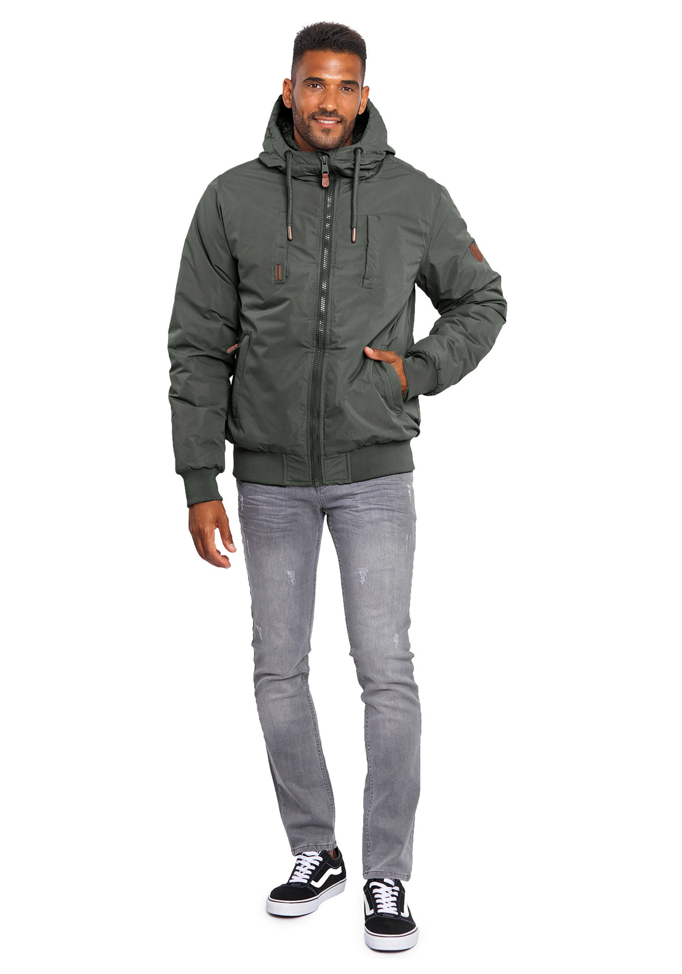 Alessandro Salvarini Winterjacke »ASWeighty«, mit weichem Teddyfell innen
