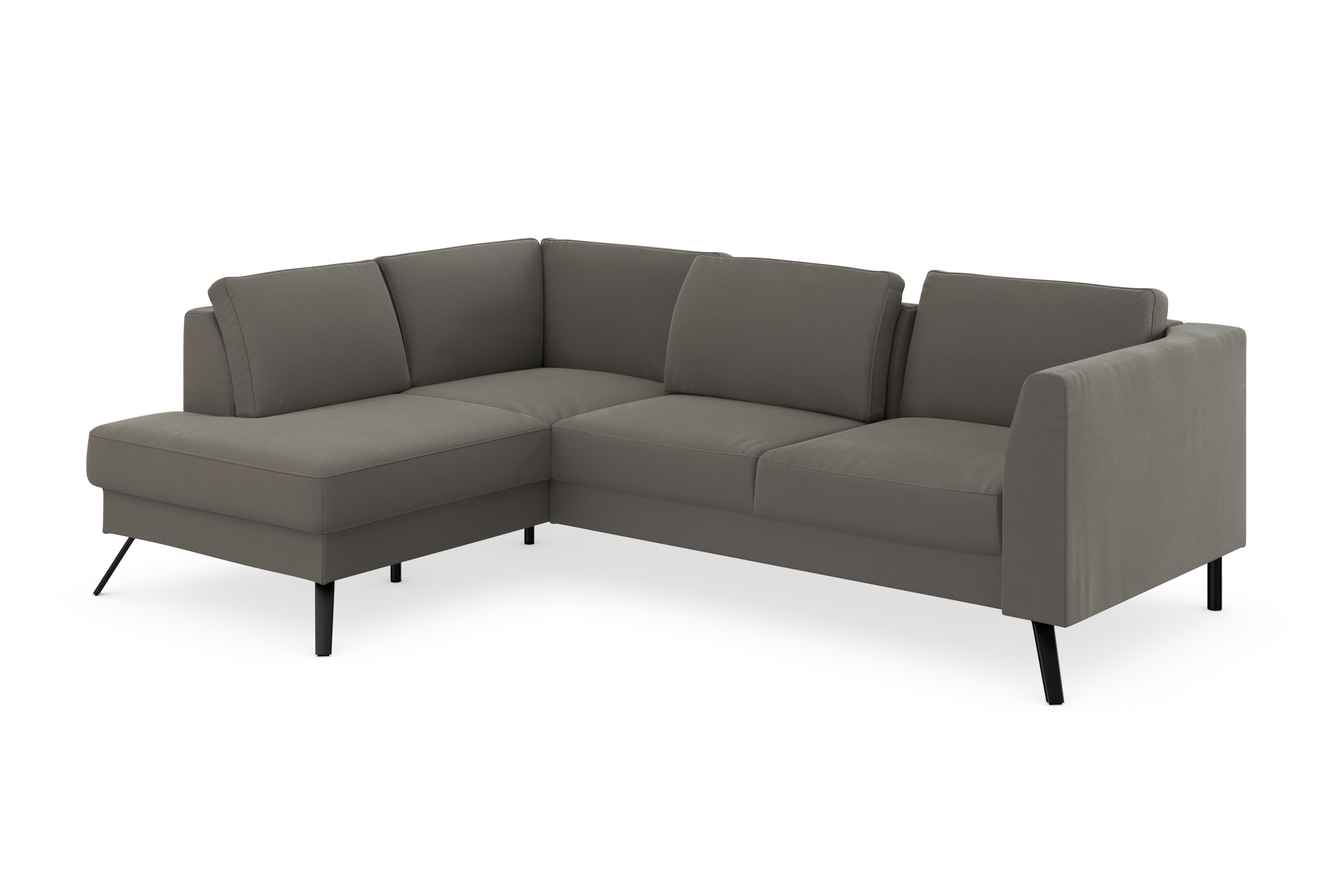 sit&more Ecksofa »Lindholm L-Form« mit Sitztiefenverstellung und Federkern