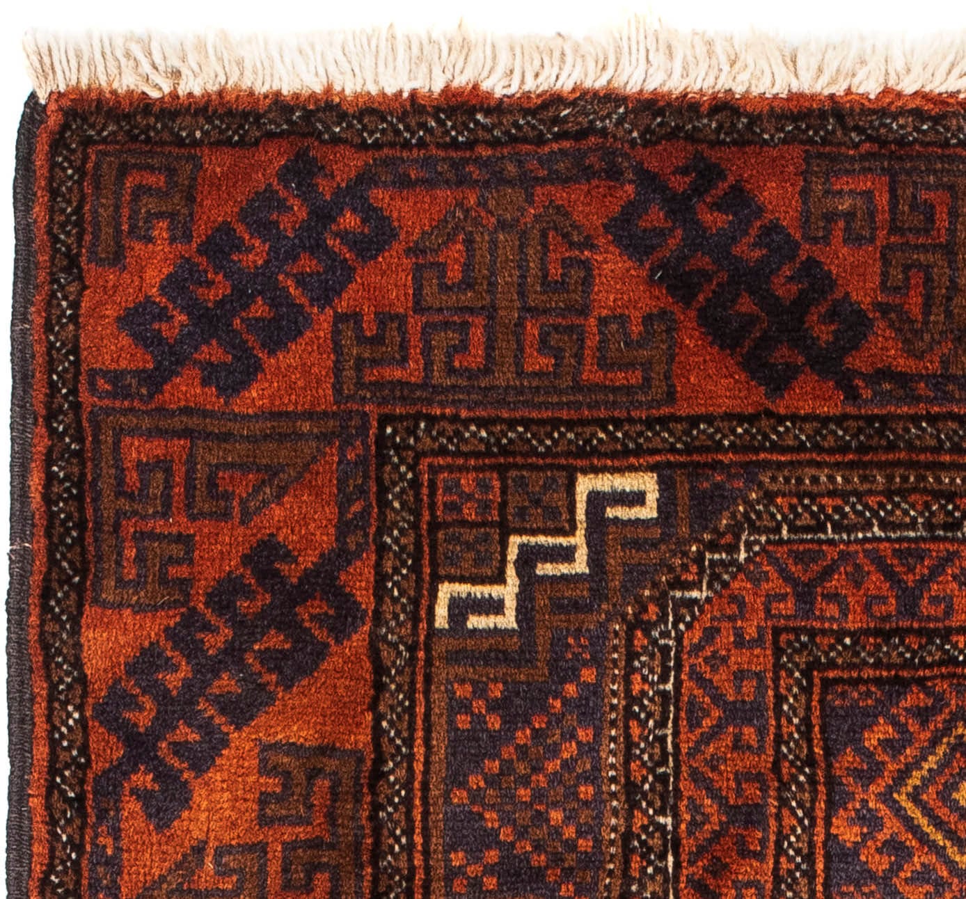 morgenland Orientteppich »Belutsch - 160 x 90 cm - braun«, rechteckig, Wohnzimmer, Handgeknüpft, Einzelstück mit Zertifikat