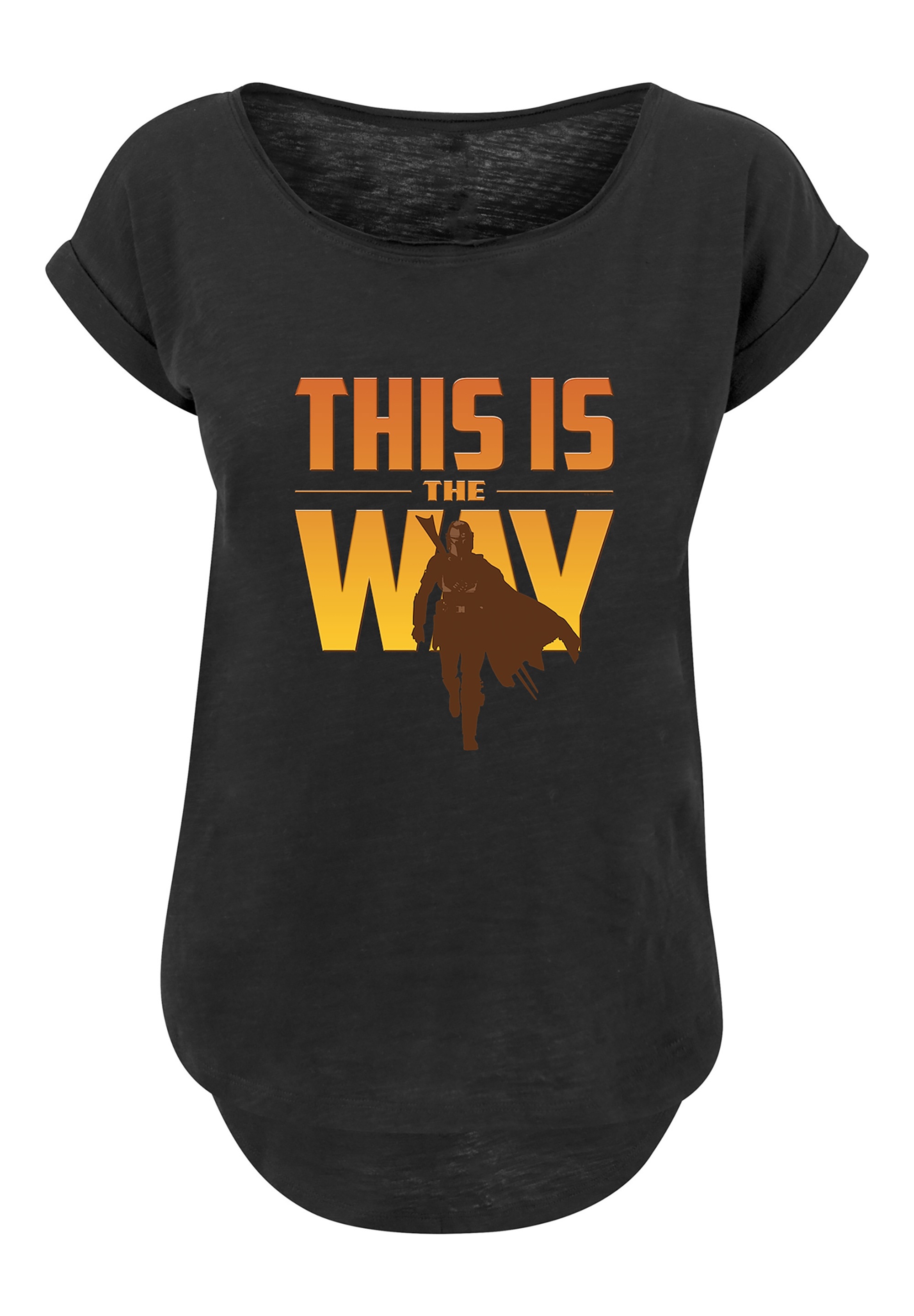 F4NT4STIC T-Shirt »Star Wars The Mandalorian This Is The Way«, Print