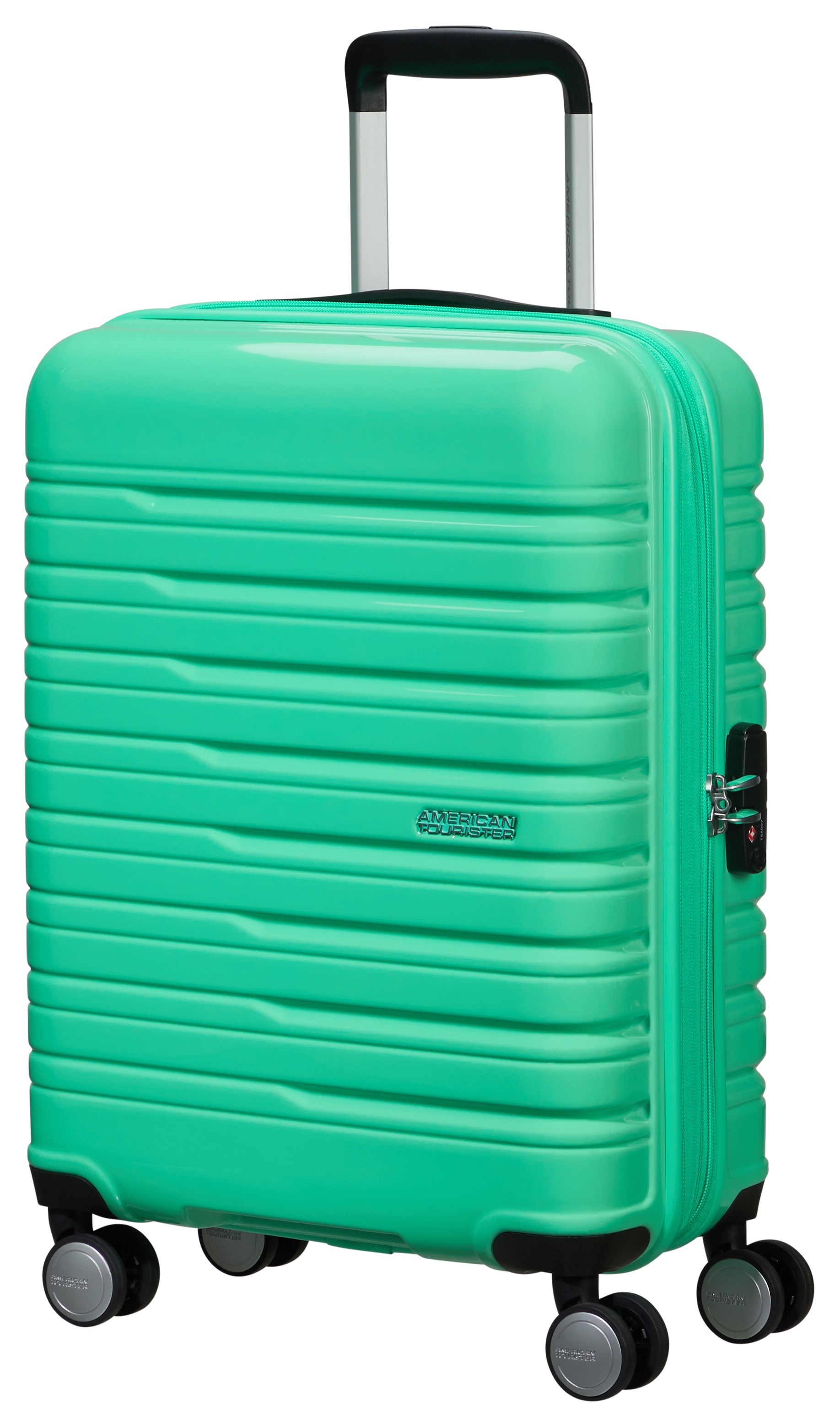 American Tourister "FLASHLINE POP 55" 32 l 4 Rollen Handgepäck-Koffer Reisegepäck Koffer TSA-Zahlenschloss