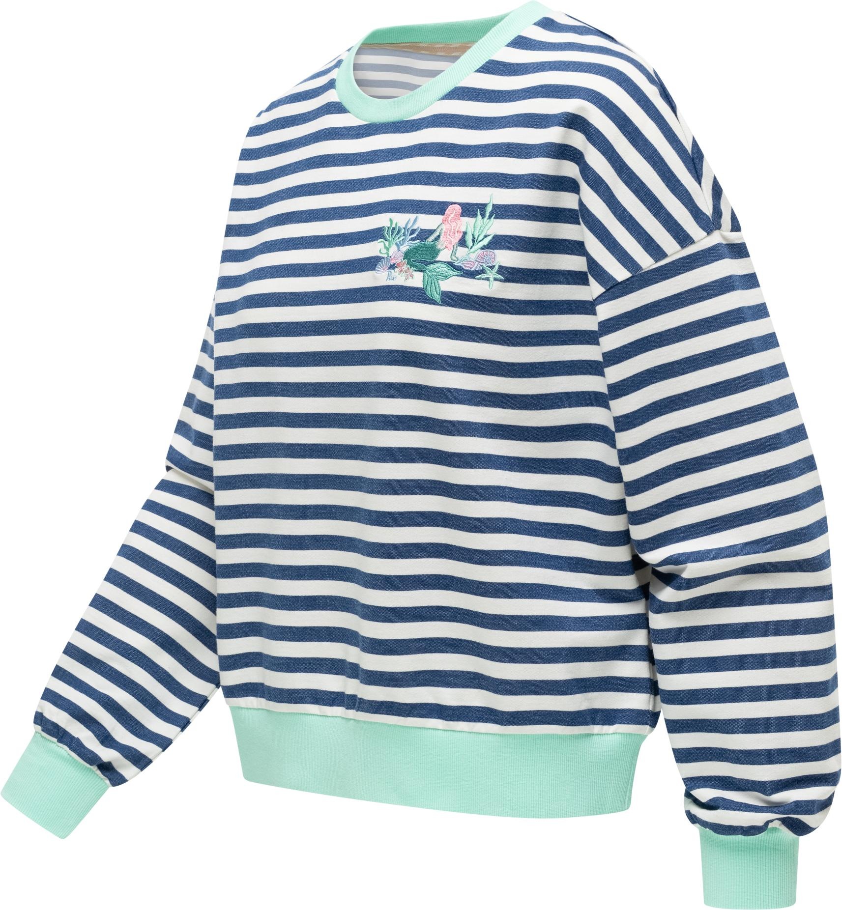 Ragwear Sweater "Wuss Stripes", Hoodie mit verstellbarer Kapuze günstig online kaufen