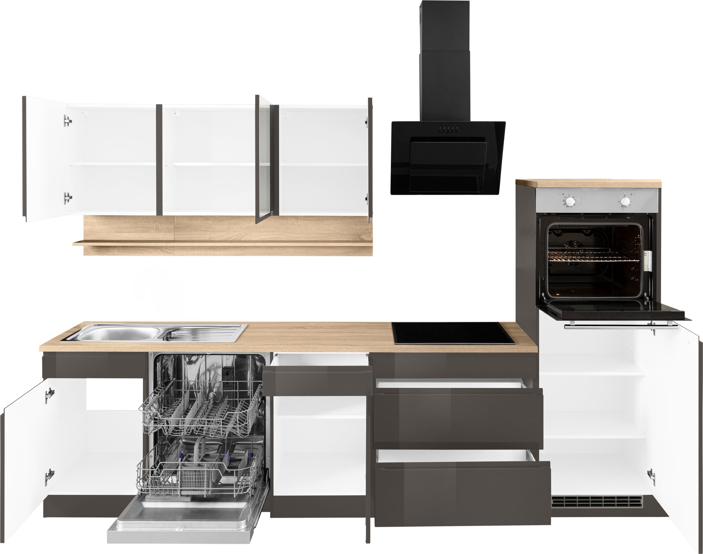 Thumbnail - KOCHSTATION Küchenzeile "KS-Virginia" Breite 300 cm, ohne E-Geräte