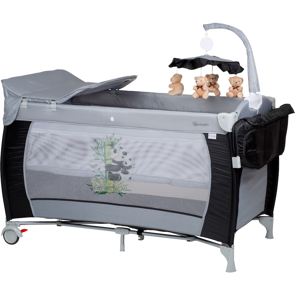 BabyGo Baby-Reisebett »Sleeper Deluxe, black«