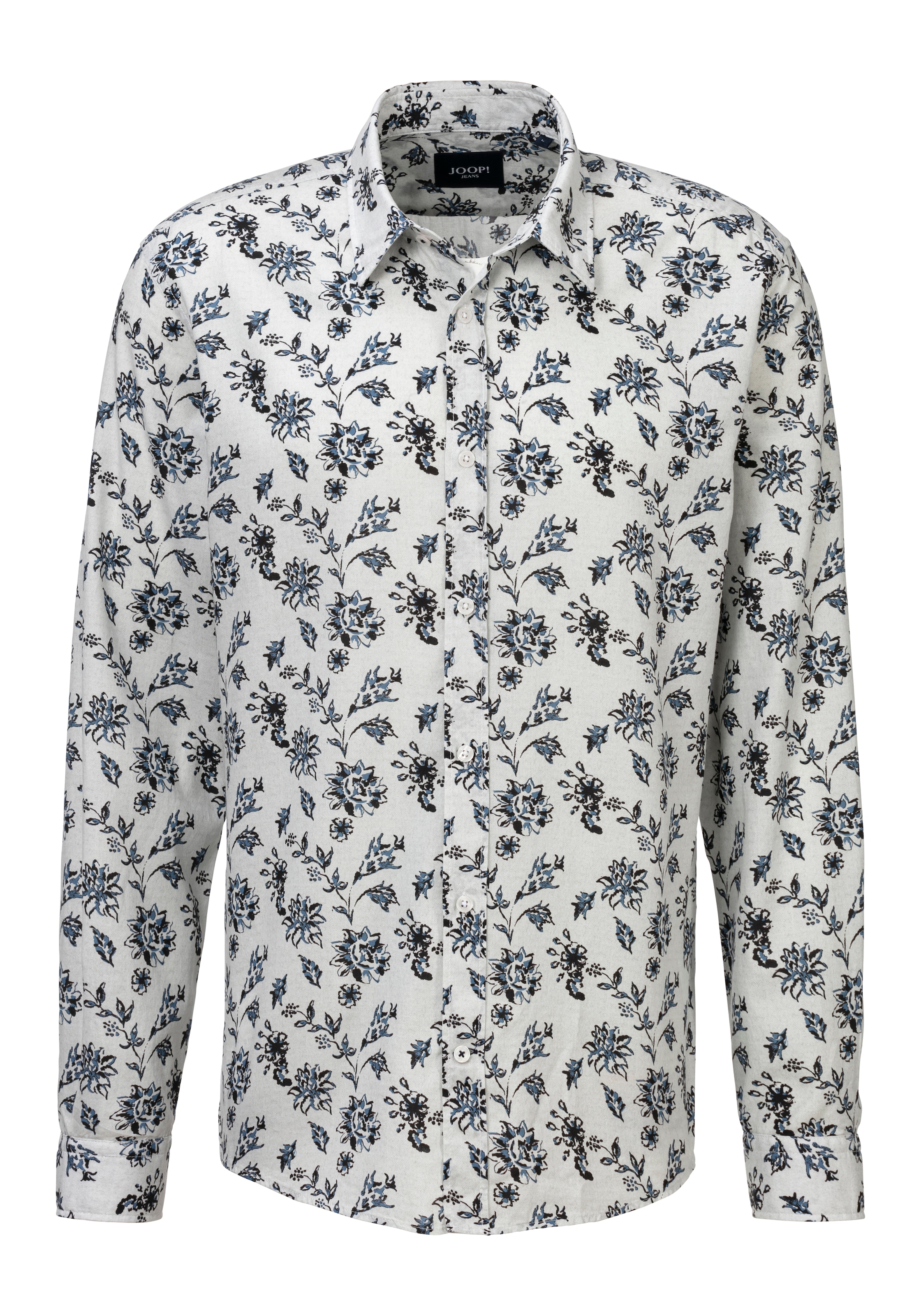 Joop Jeans Langarmhemd Hanson mit trendigem Blumenprint günstig online kaufen