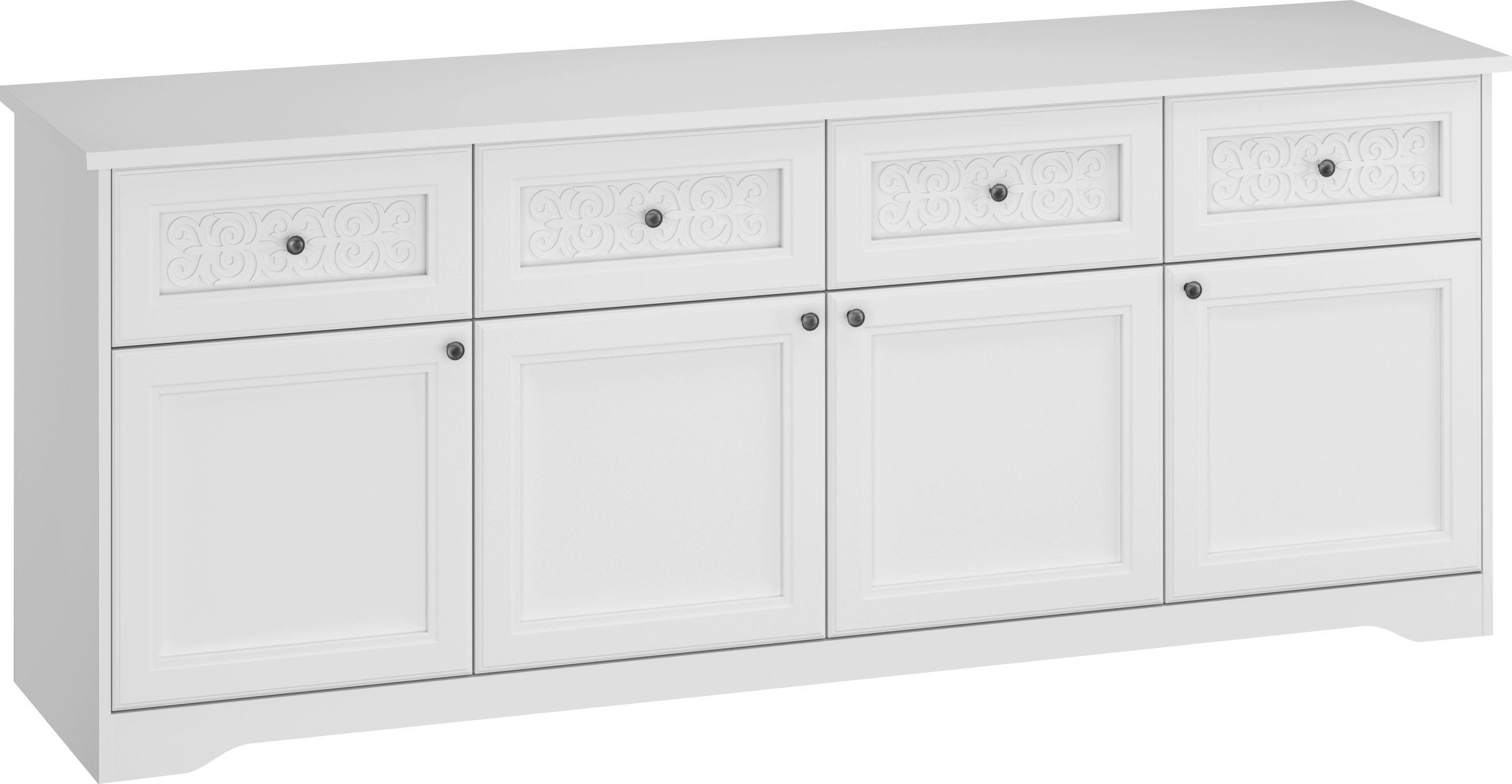 Home affaire Sideboard Lucy, wahlweise 159 cm oder 199 cm breit (4-türig)