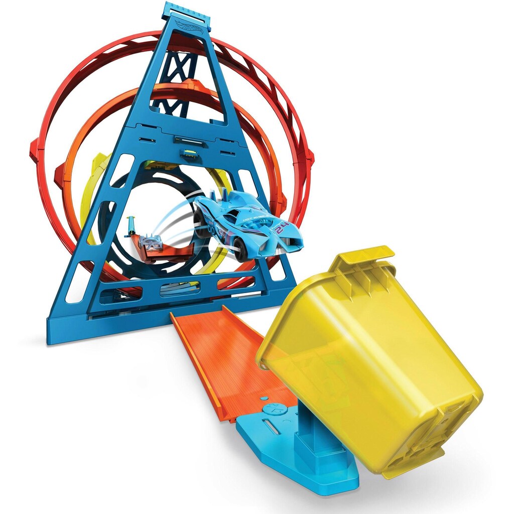 Hot Wheels Autorennbahn »Track Builder Unlimited Looping-Set«, inkl. 1 Spielzeugauto
