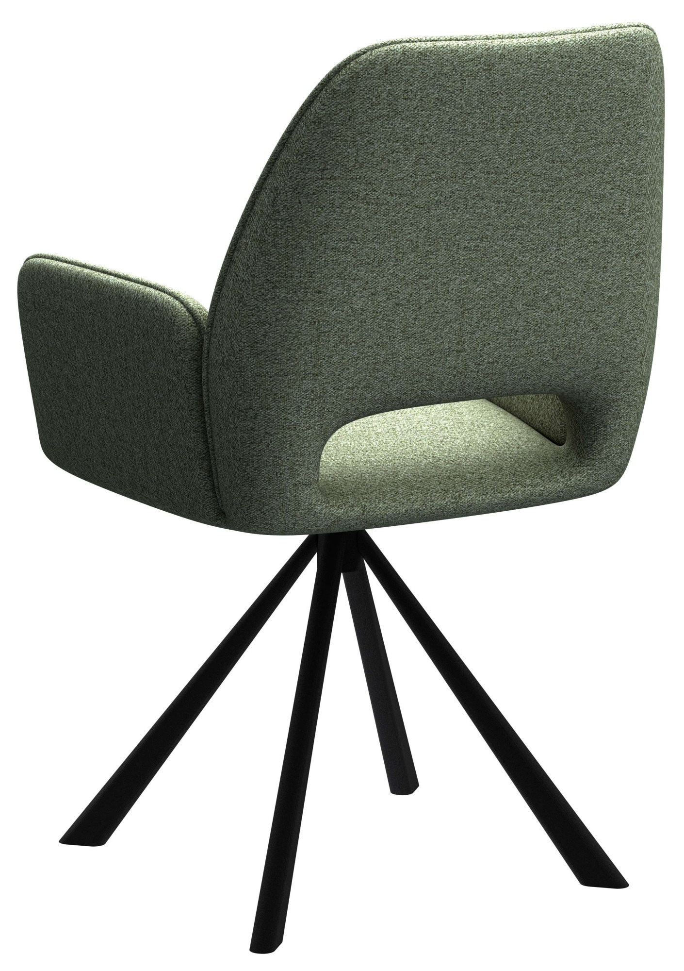 ACTONA GROUP Esszimmerstuhl »Graham, Polsterstuhl, Stuhl mit Polsterung« (Set) 2 Stk.Stoff, dekorativer Cut-Out, Drehfunktion, 4-Stern-Gestell, FSC™