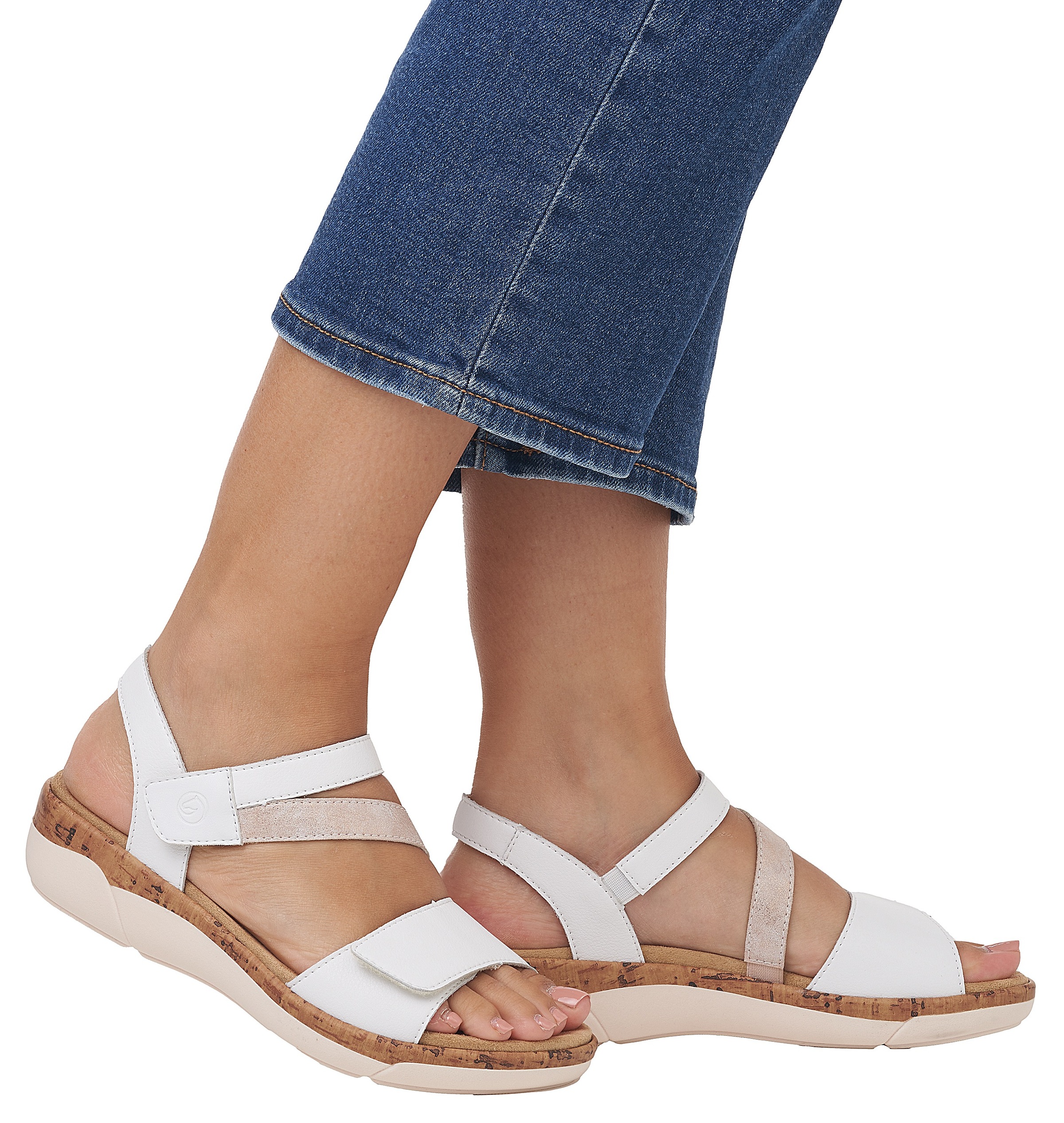 Remonte Keilsandalette, Sommerschuh, Klettschuh, Riemchensandale mit Softfu günstig online kaufen