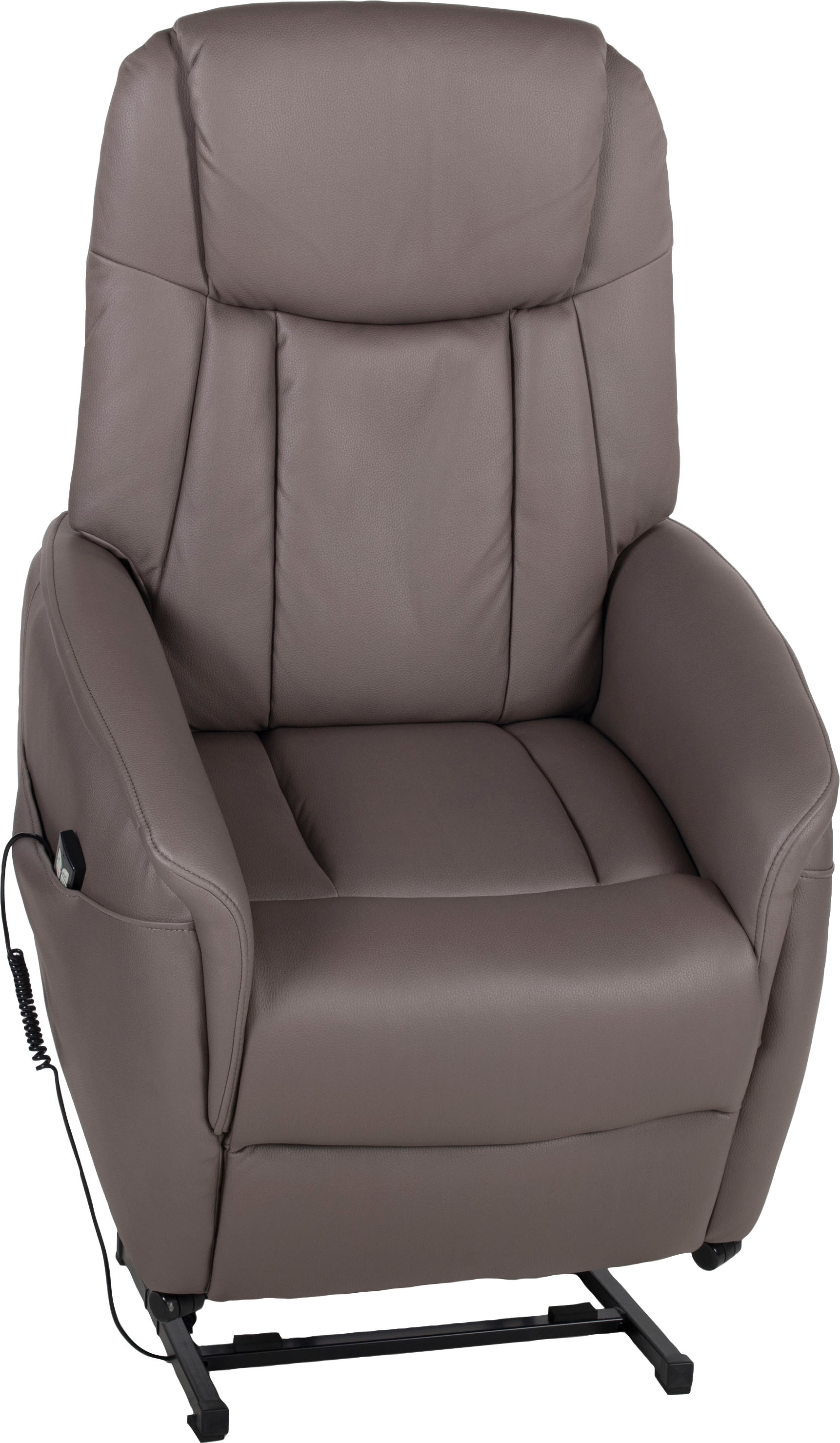 Duo Collection TV-Sessel »Sperlonga mit regulierbarer Sitzheizung, elektrischer Aufstehhilfe«, Relaxfunktion und Taschenfederkern mit Stahlwellenunterfederung