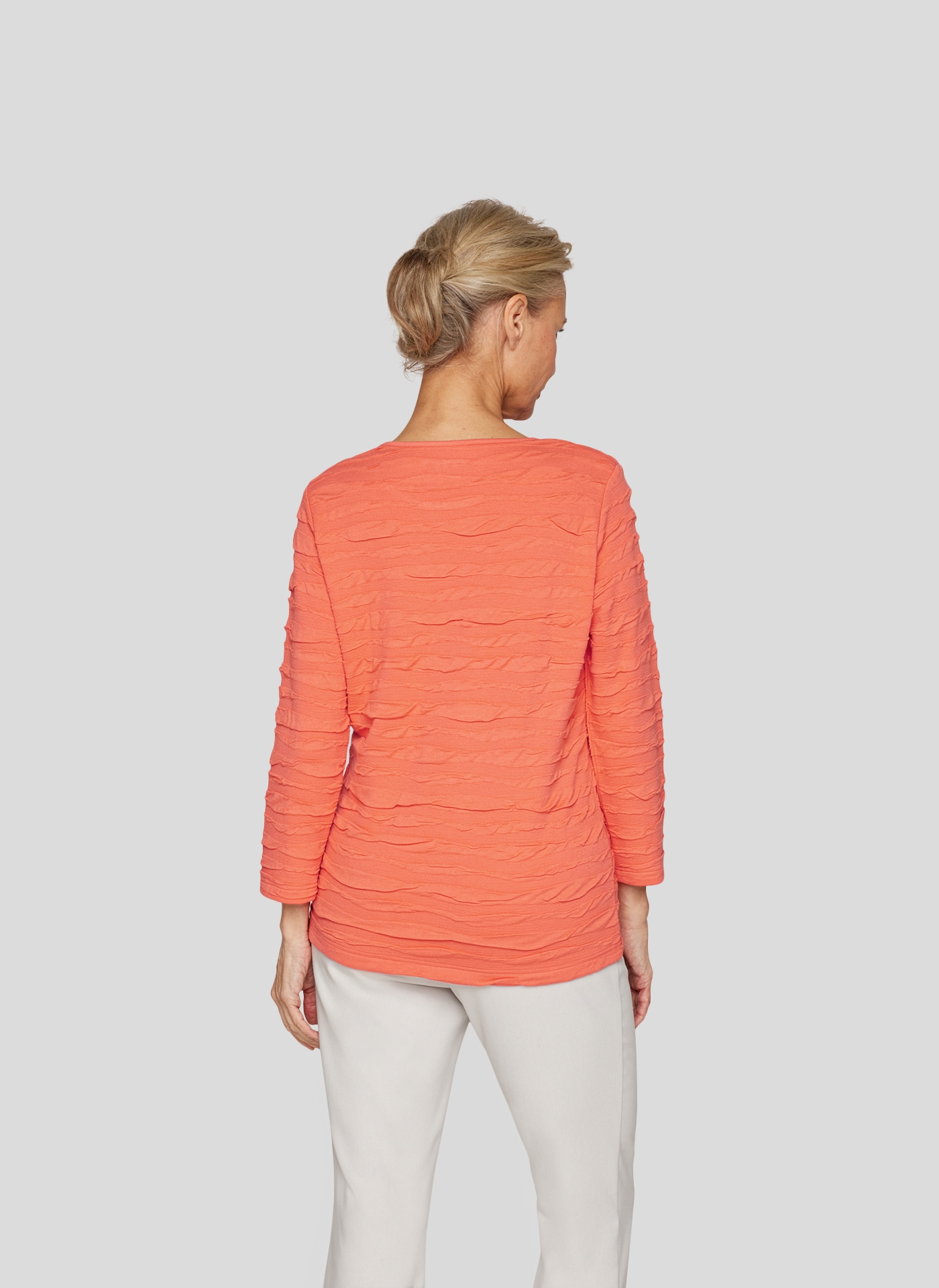Rabe 3/4-Arm-Shirt, mit Strukturmuster