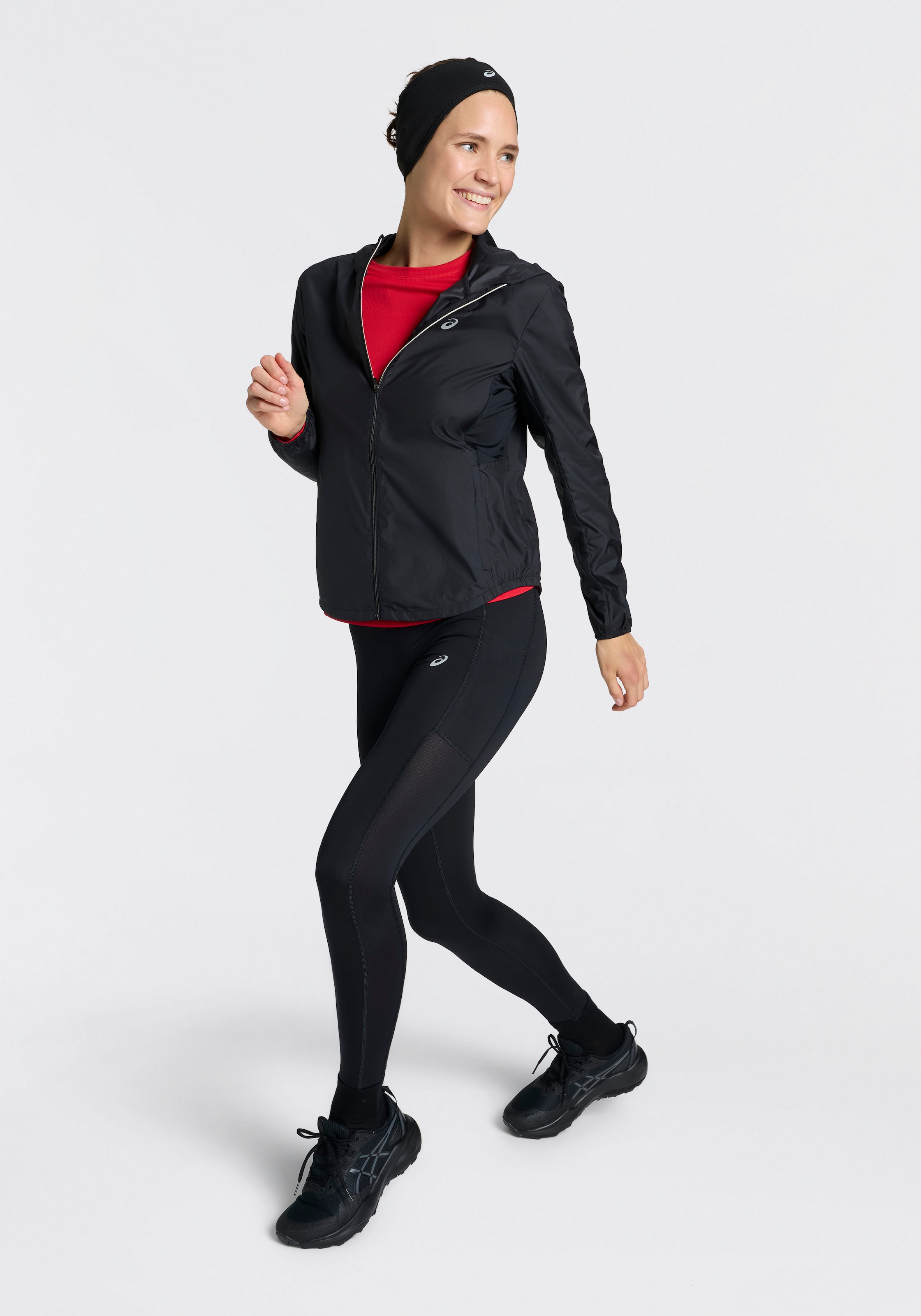 Asics Laufjacke »ASICS CORE JACKET« mit Kapuze Wasserabweisend, Windabweisend, Atmungsaktiv