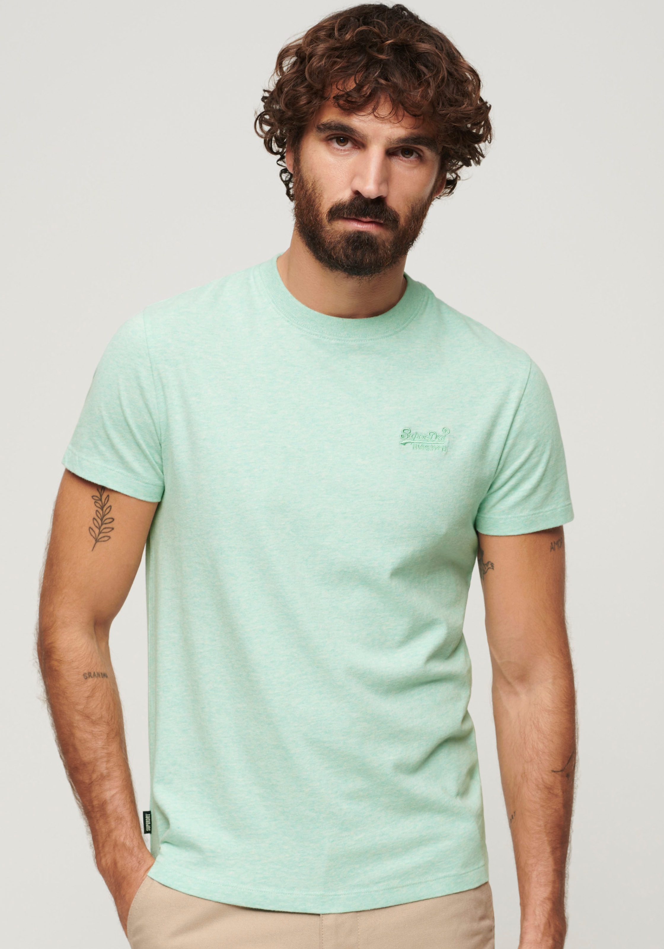 Superdry Rundhalsshirt "Organic Cotton Essential Logo T-Shirt"