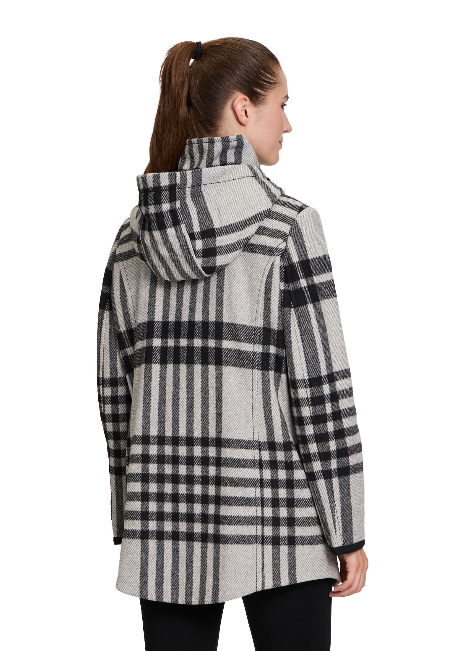 Thumbnail - Gil Bret Wolljacke mitKapuze kariert mit Kapuze