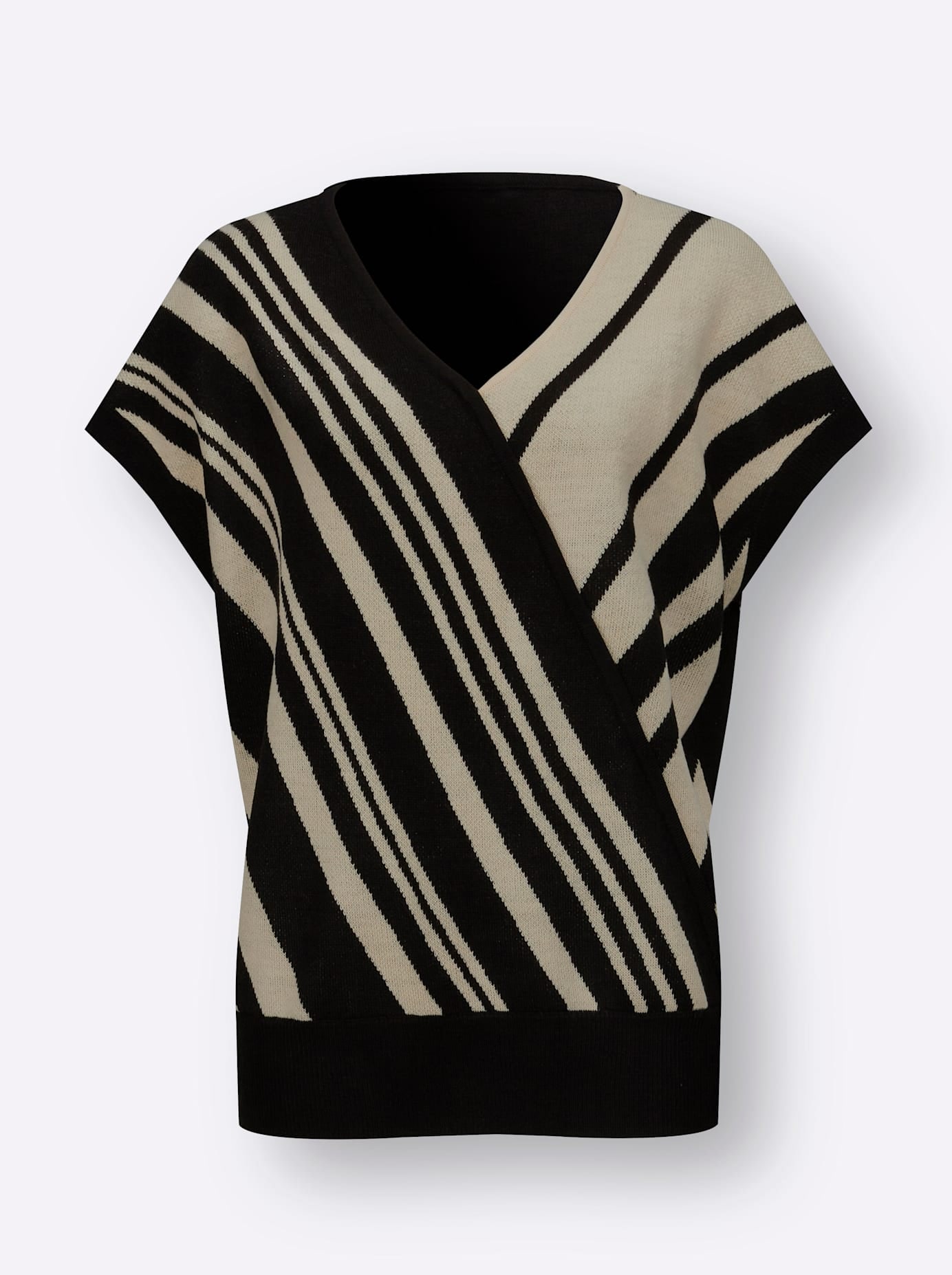 Classic Basics Jacquardpullover »V-Pullover«