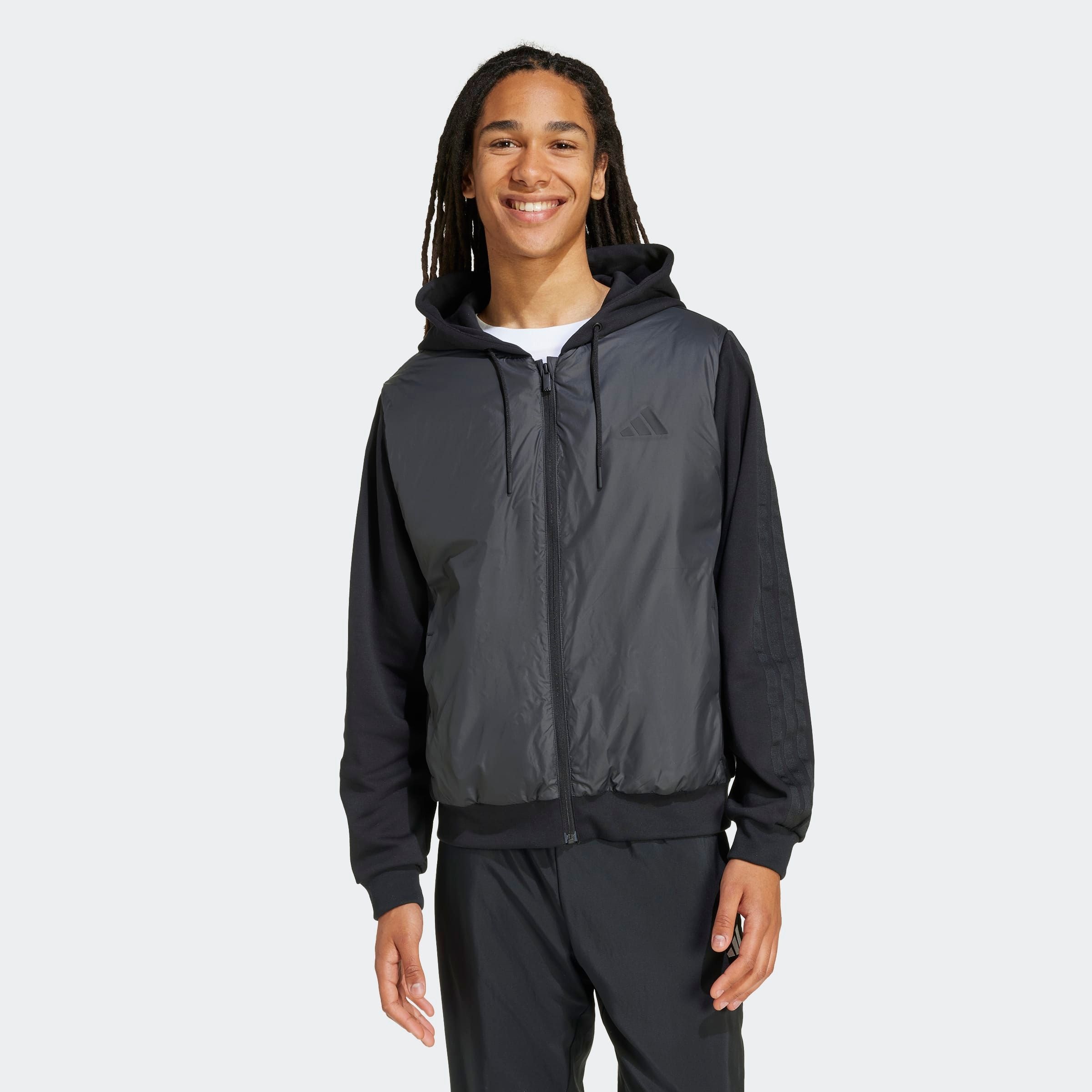 adidas Sportswear Outdoorjacke "ESSENTIALS CLIMAWARM 3-STREIFEN HYBRID ISOLIERENDE"