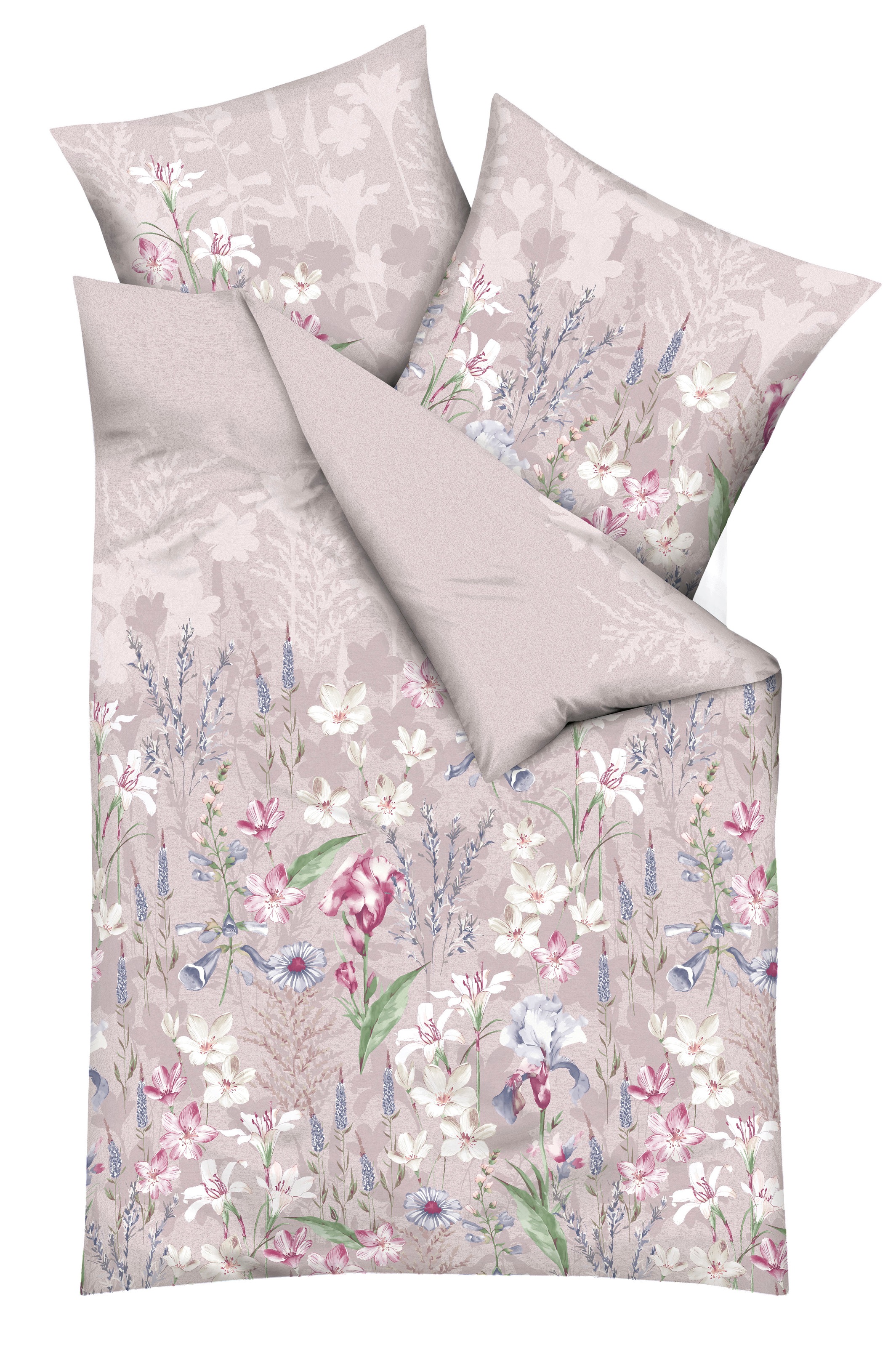 Kaeppel Bettwäsche "Lily" 2 Stk. tlg. Mit Blumenmuster günstig online kaufen