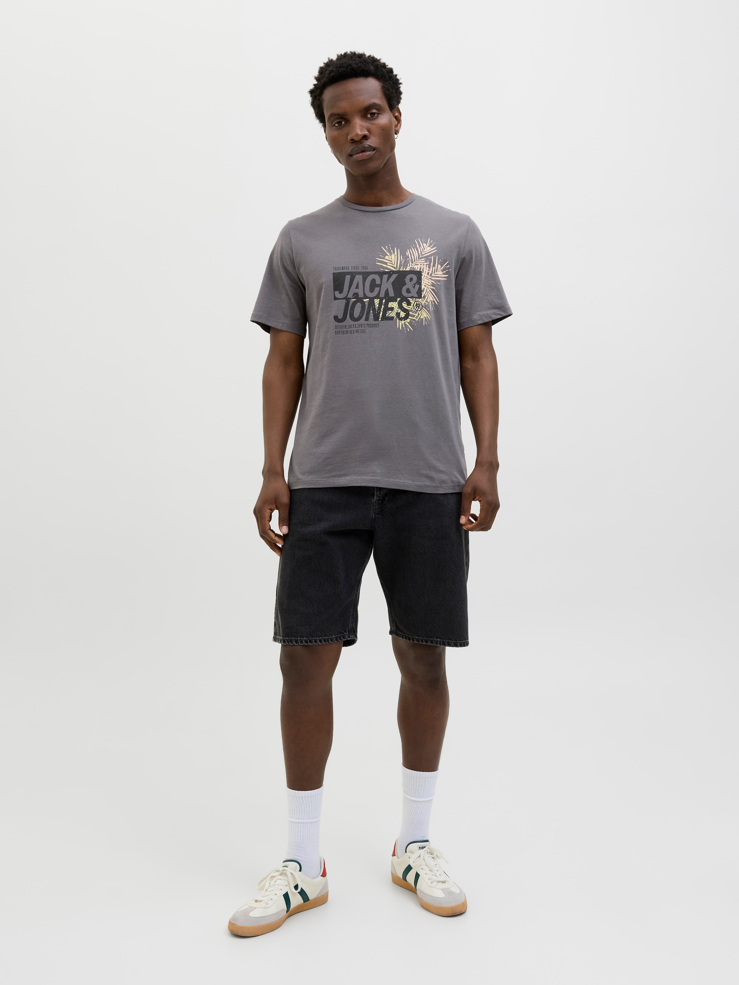 Jack & Jones Print-Shirt »JJJAXON TEE SS CREW NECK«