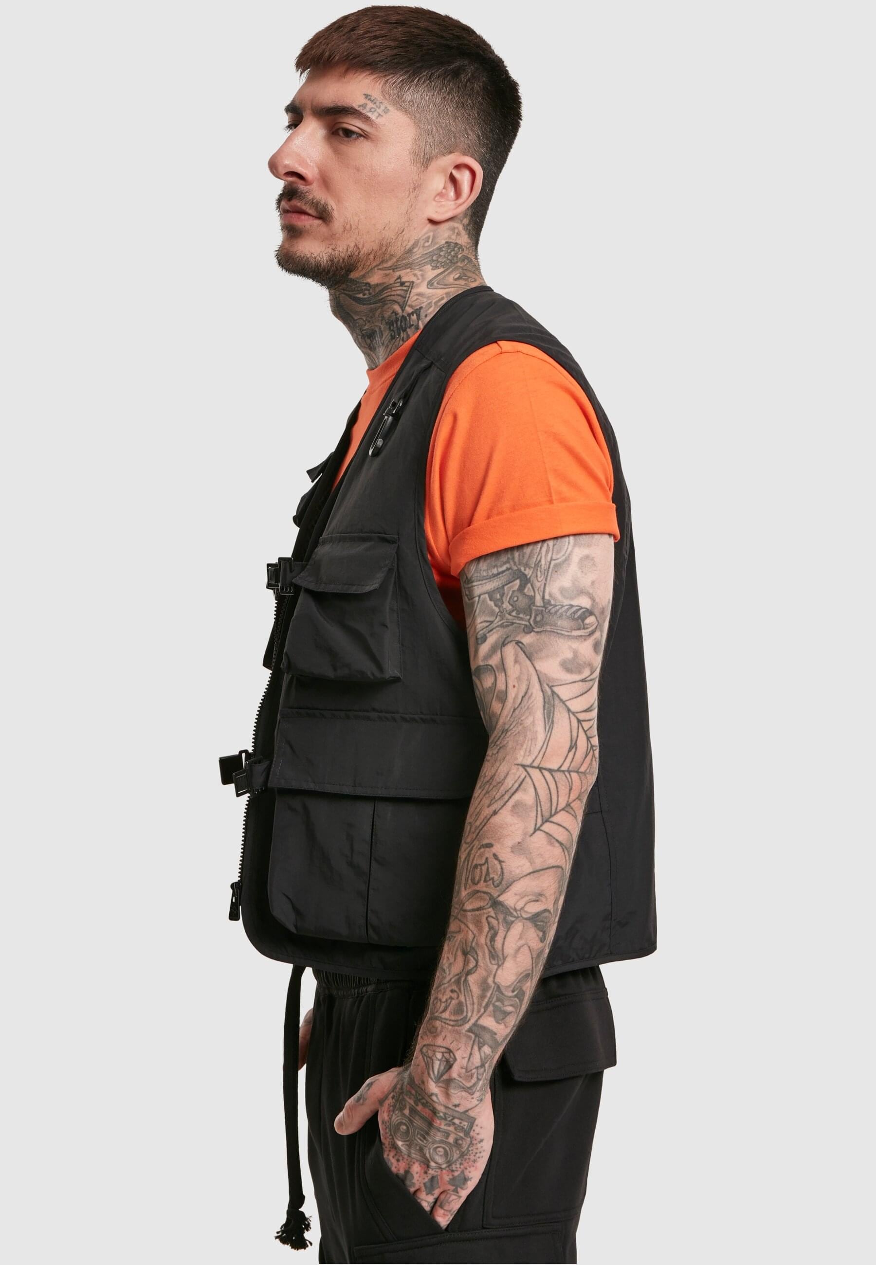 URBAN CLASSICS Jerseyweste »Urban Classics Herren Tactical Vest«, (1 tlg.)