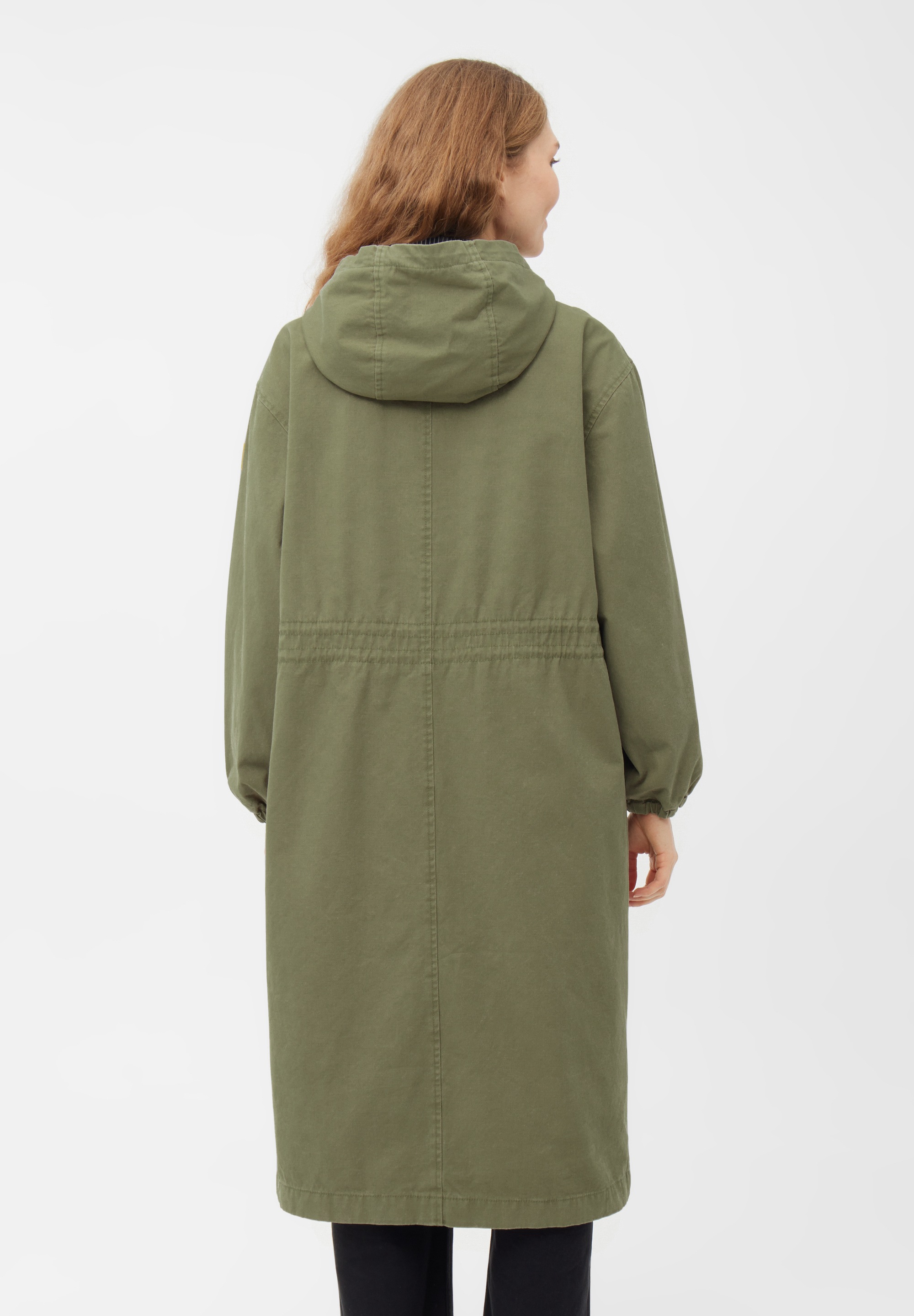 Derbe Langmantel »Milby«, Canvas Jacke, Innentasche, Baumwolllining