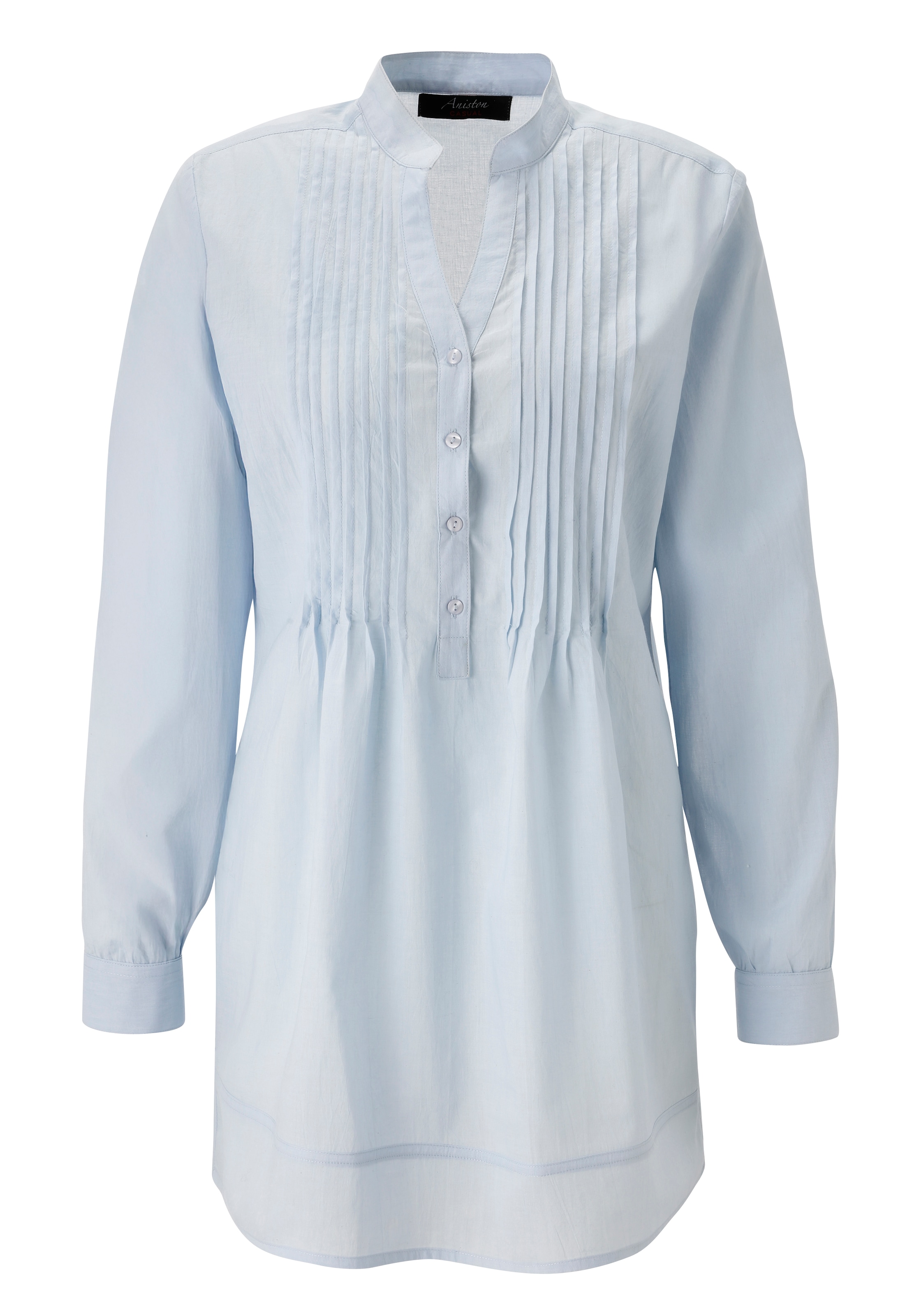 Aniston CASUAL Longbluse mit dekorativer Biesenverarbeitung