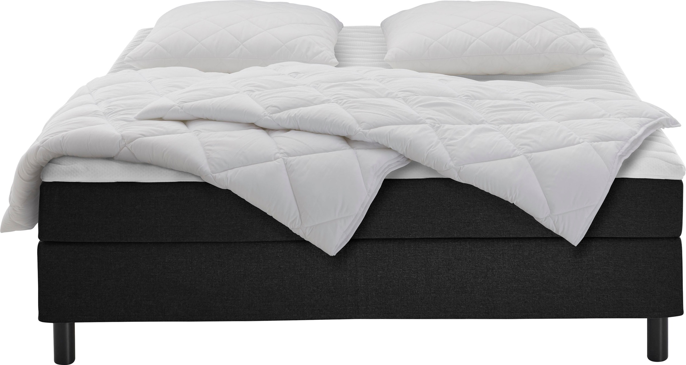 ATLANTIC home collection Boxbett »Happy«, ohne Kopfteil, mit Topper, wahlweise mit oder ohne Bettwaren