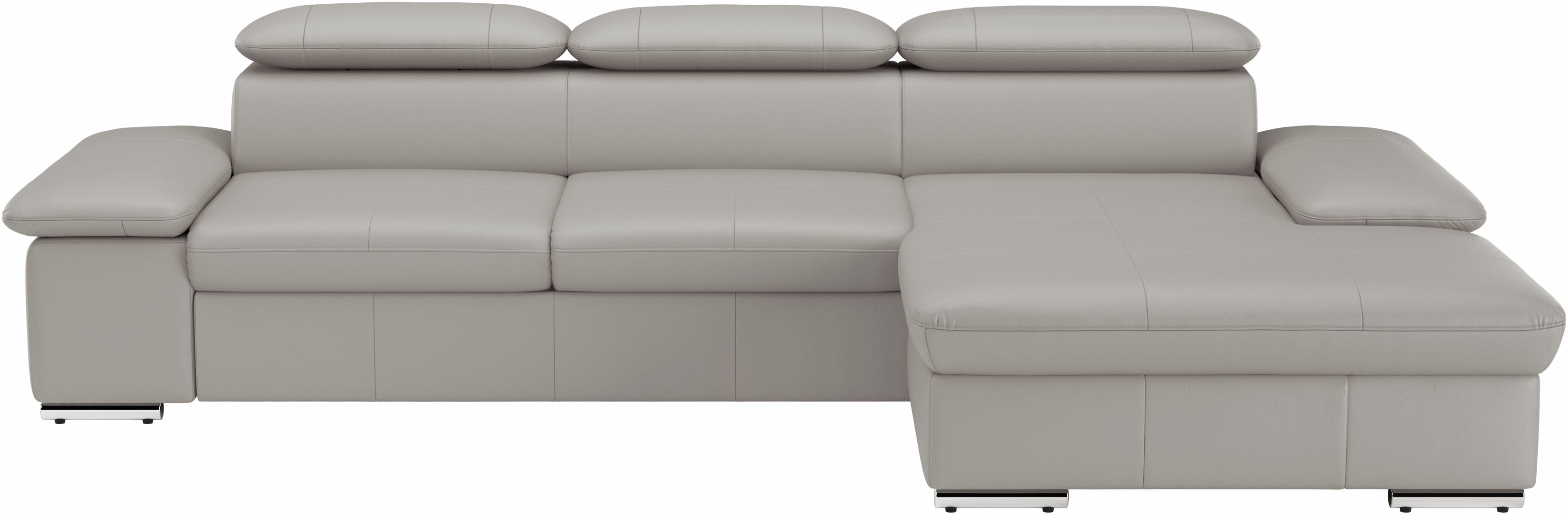 sit&more Ecksofa "Valantine L-Form, B: 286 cm" mit Arm- & Kopfteilverstellung, optional mit Schlaffunktion